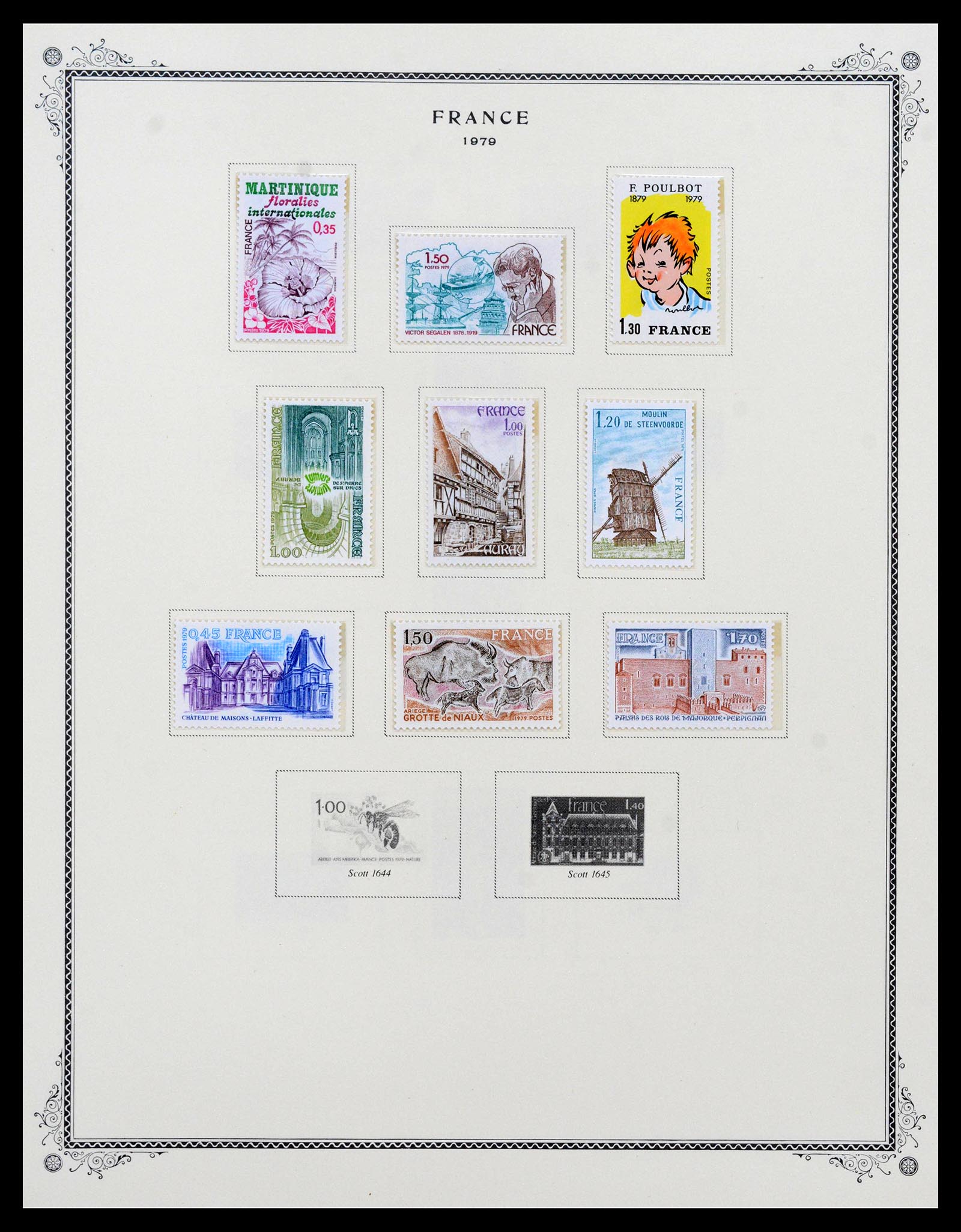 39154 0105 - Stamp collection 39154 France 1849-1984.