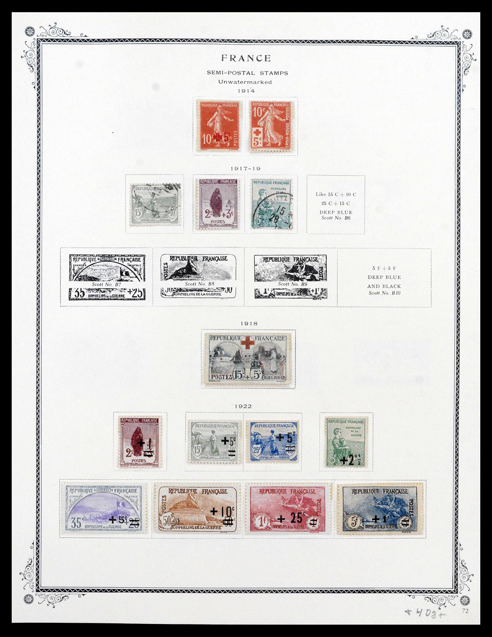 39154 0118 - Stamp collection 39154 France 1849-1984.