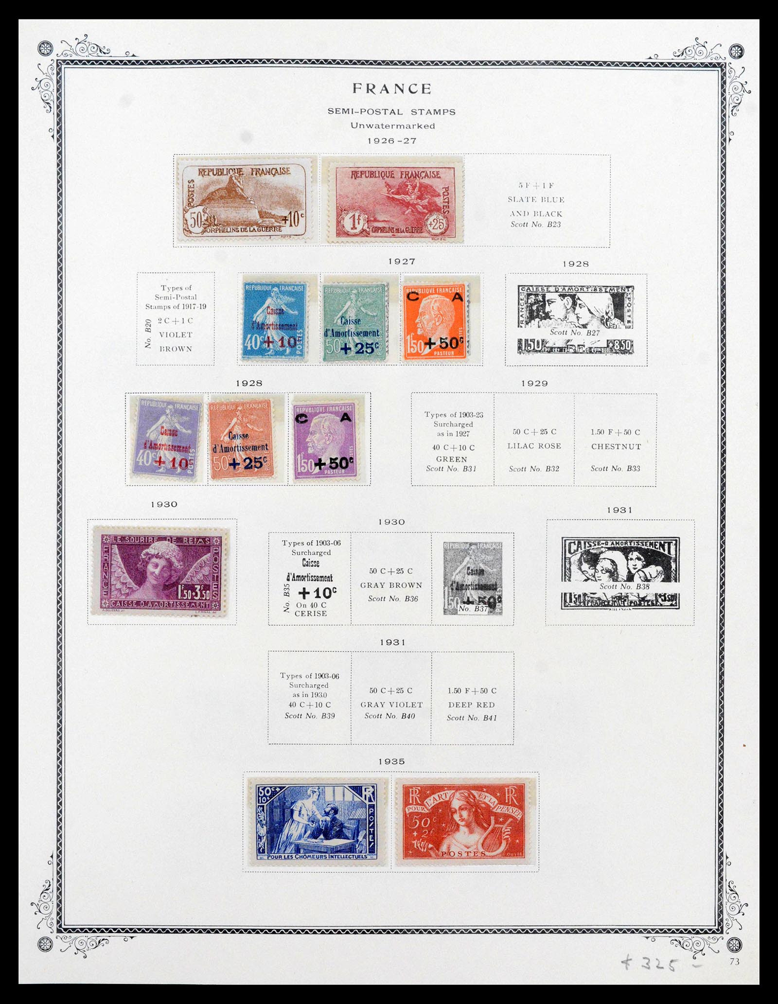 39154 0119 - Stamp collection 39154 France 1849-1984.