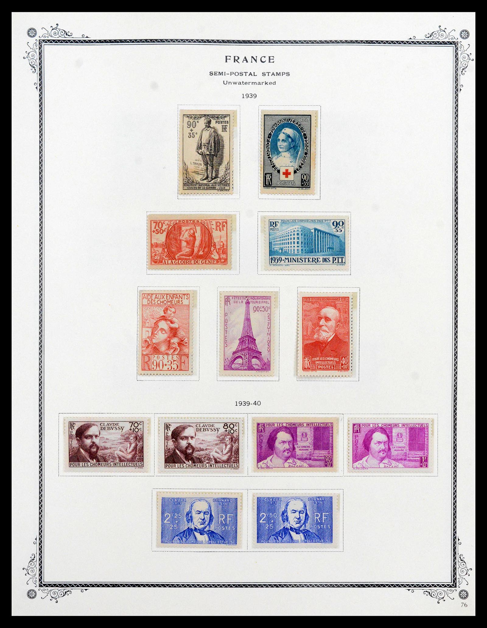 39154 0122 - Stamp collection 39154 France 1849-1984.