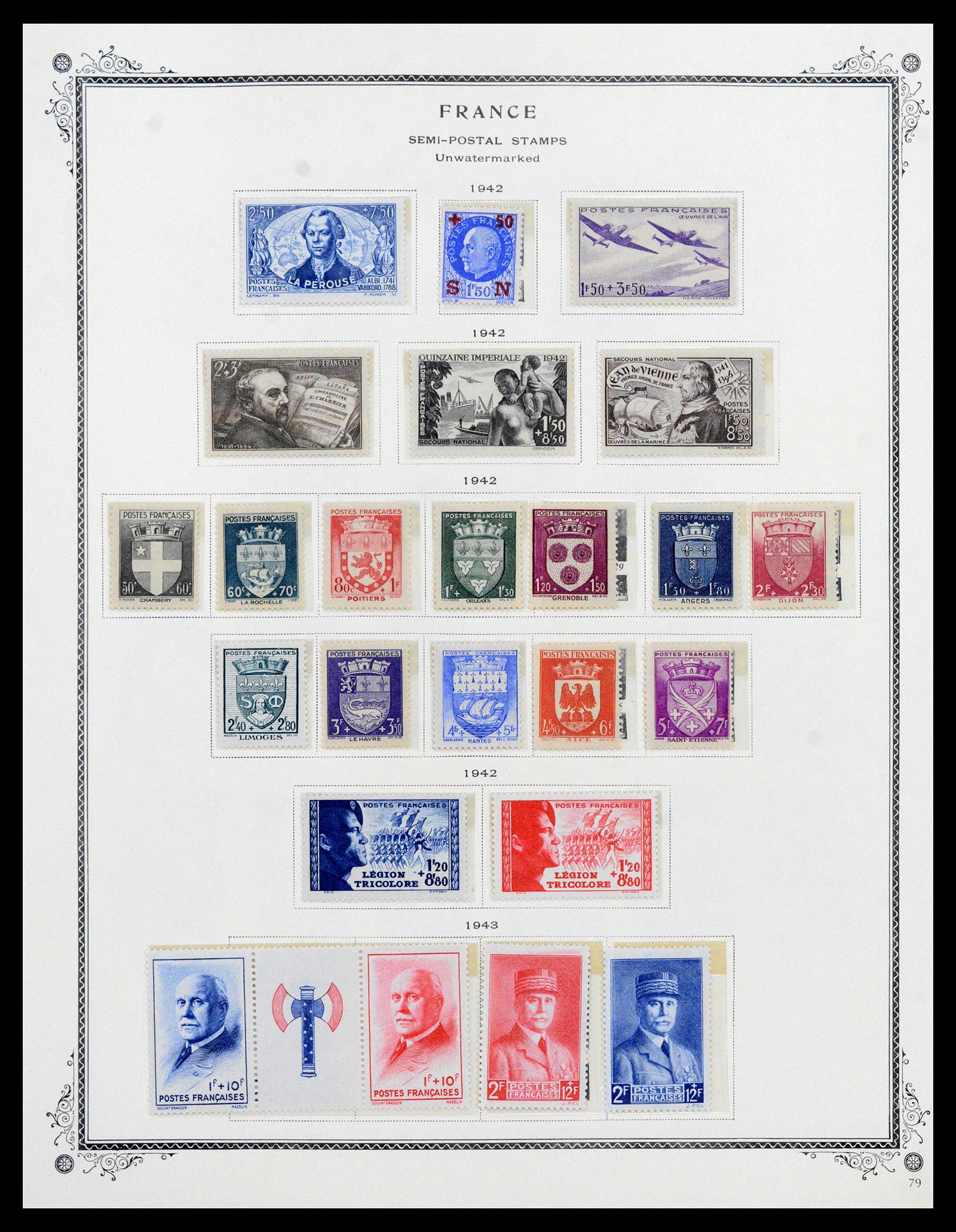 39154 0125 - Stamp collection 39154 France 1849-1984.