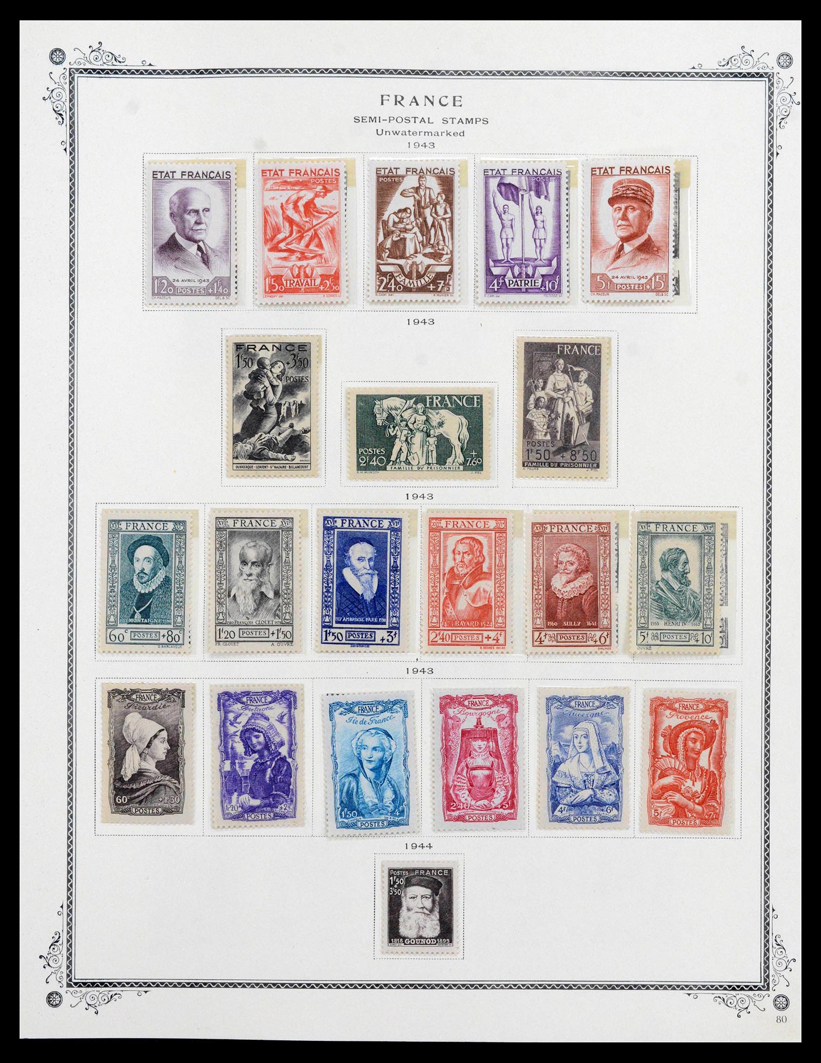 39154 0126 - Stamp collection 39154 France 1849-1984.