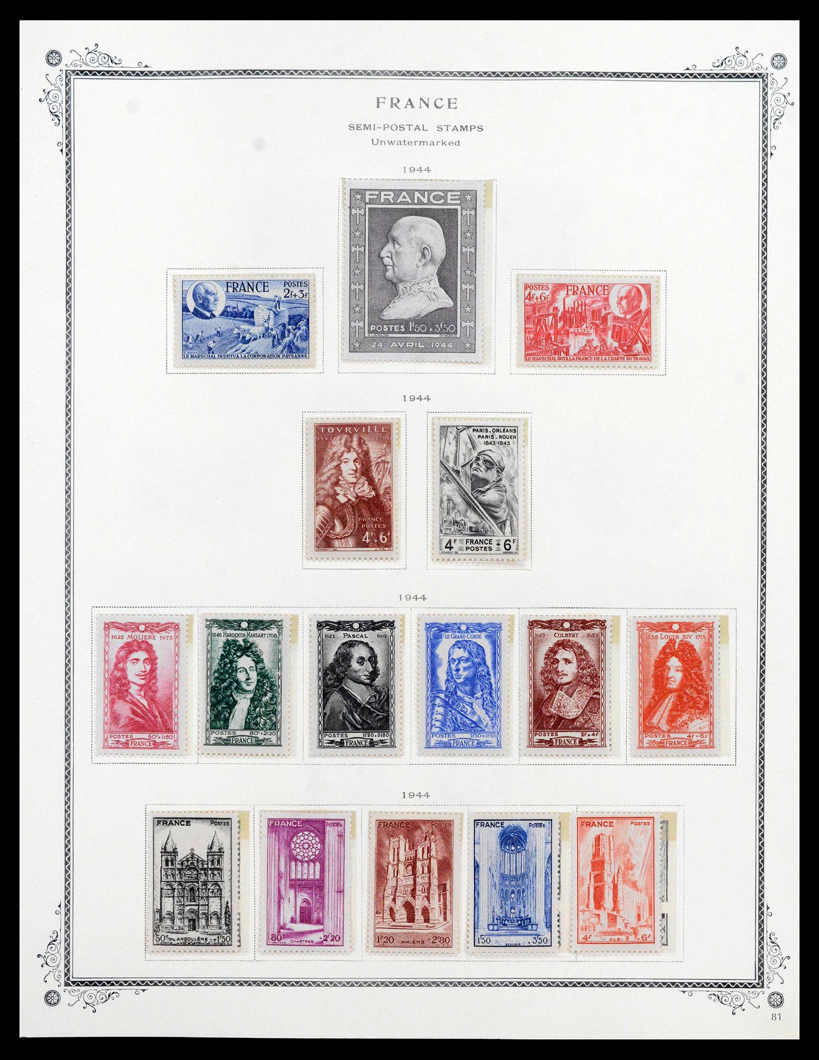 39154 0127 - Stamp collection 39154 France 1849-1984.