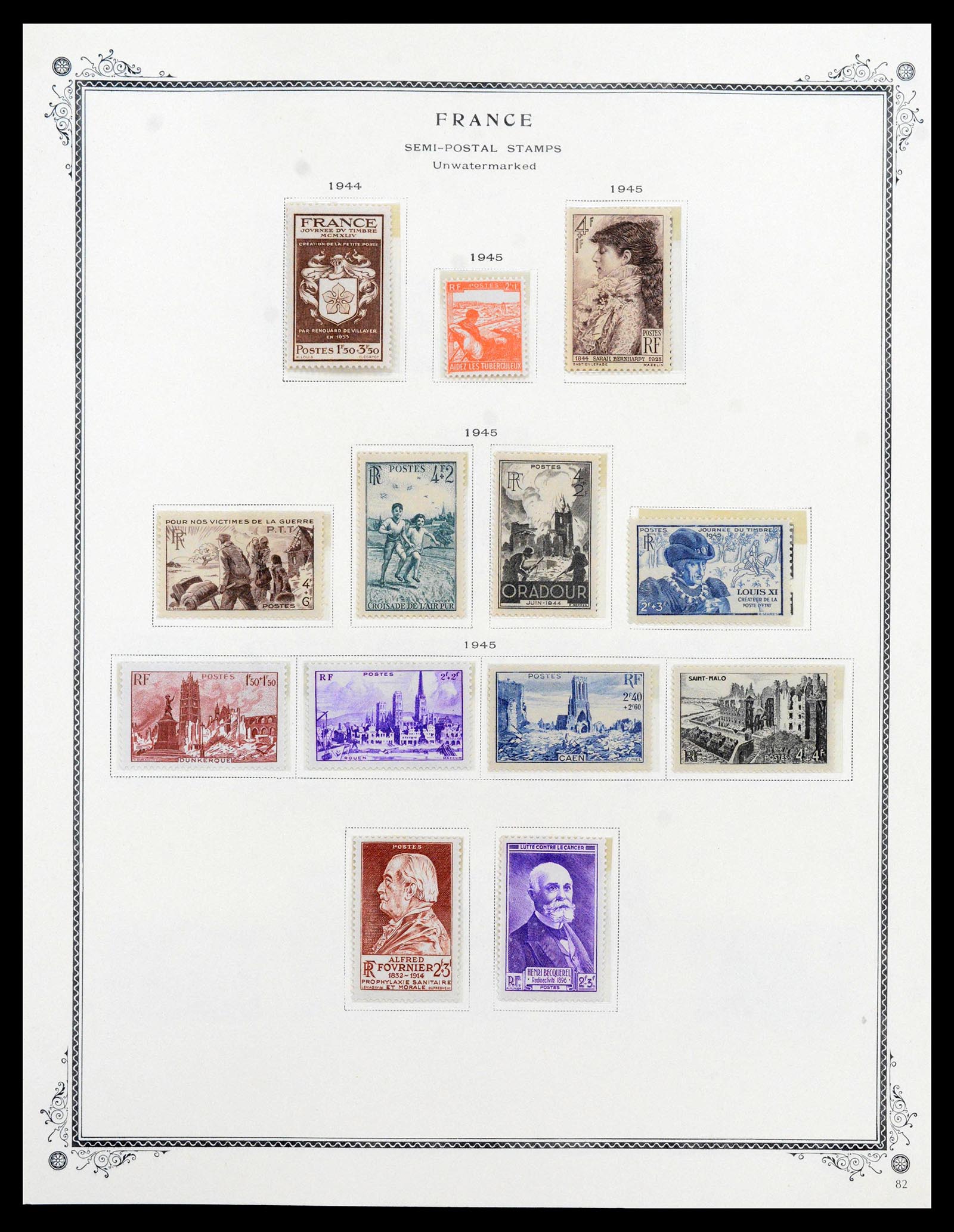 39154 0128 - Stamp collection 39154 France 1849-1984.