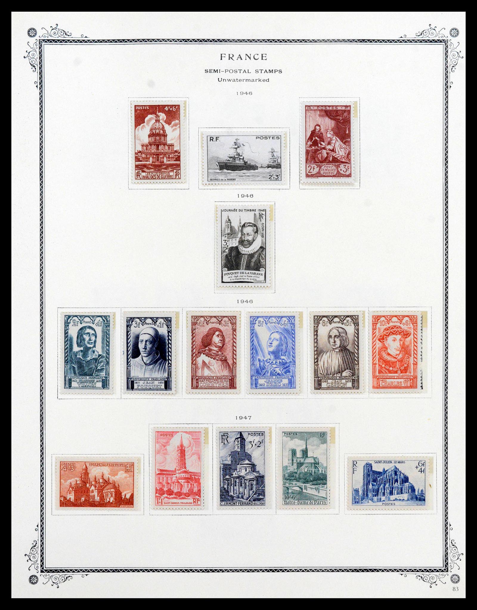 39154 0129 - Stamp collection 39154 France 1849-1984.