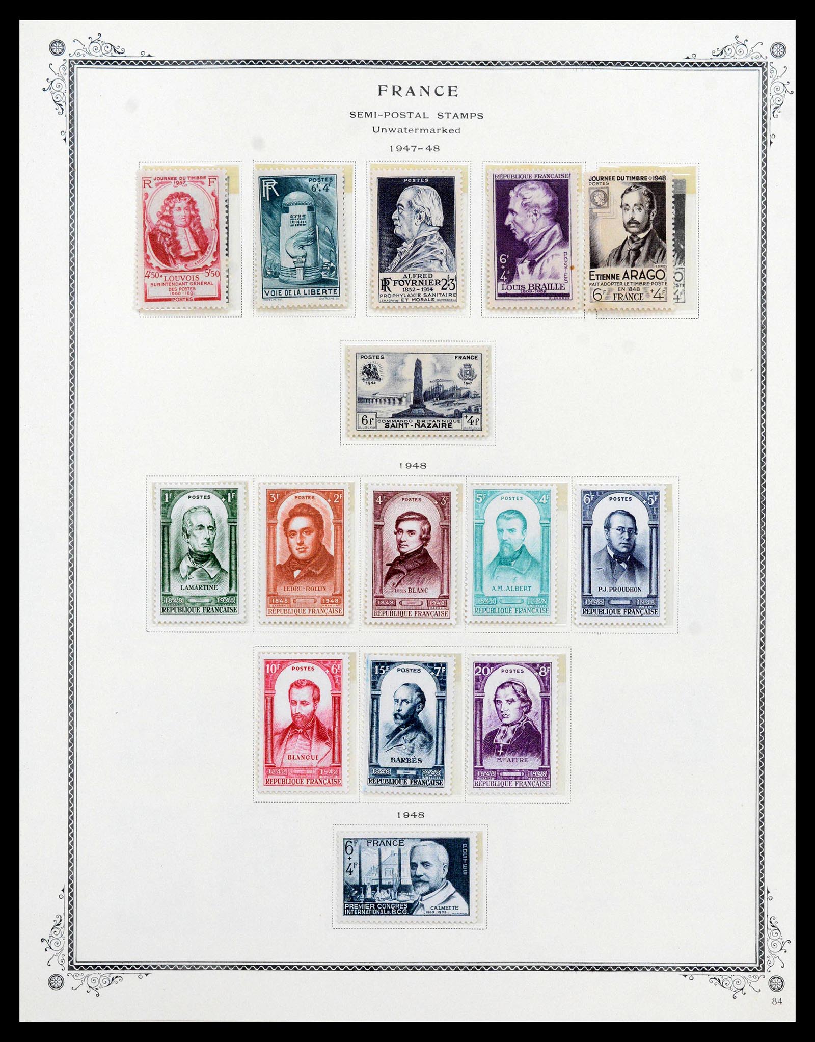 39154 0130 - Stamp collection 39154 France 1849-1984.