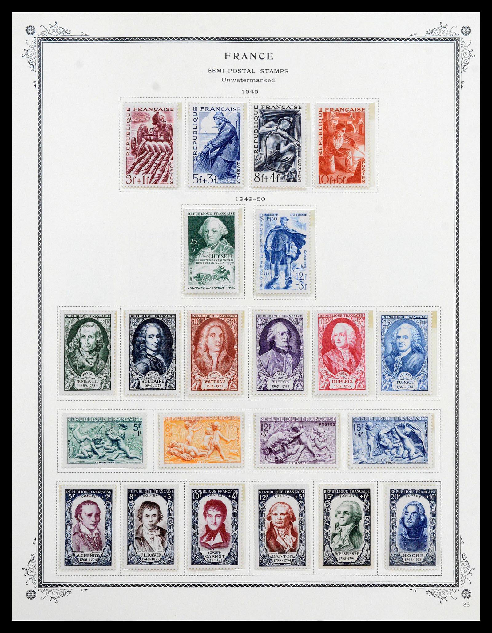 39154 0131 - Stamp collection 39154 France 1849-1984.