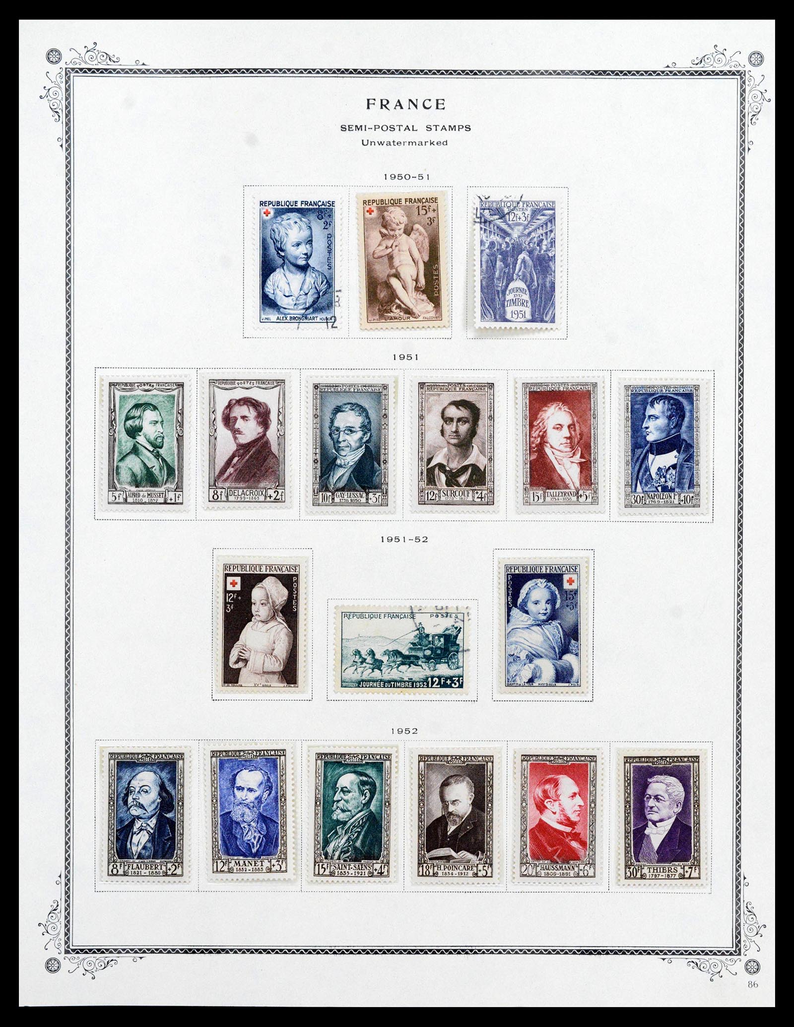 39154 0132 - Stamp collection 39154 France 1849-1984.