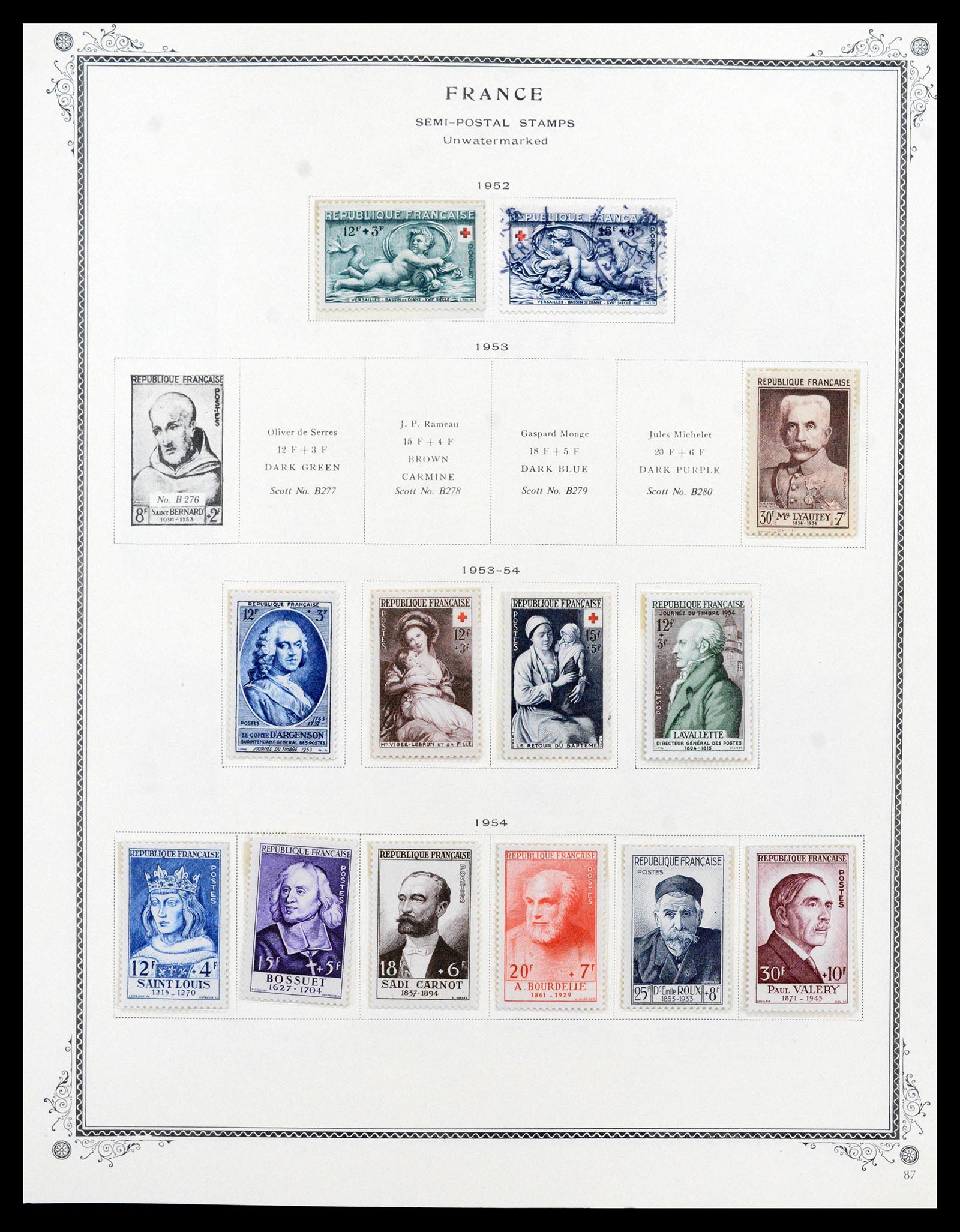 39154 0133 - Stamp collection 39154 France 1849-1984.