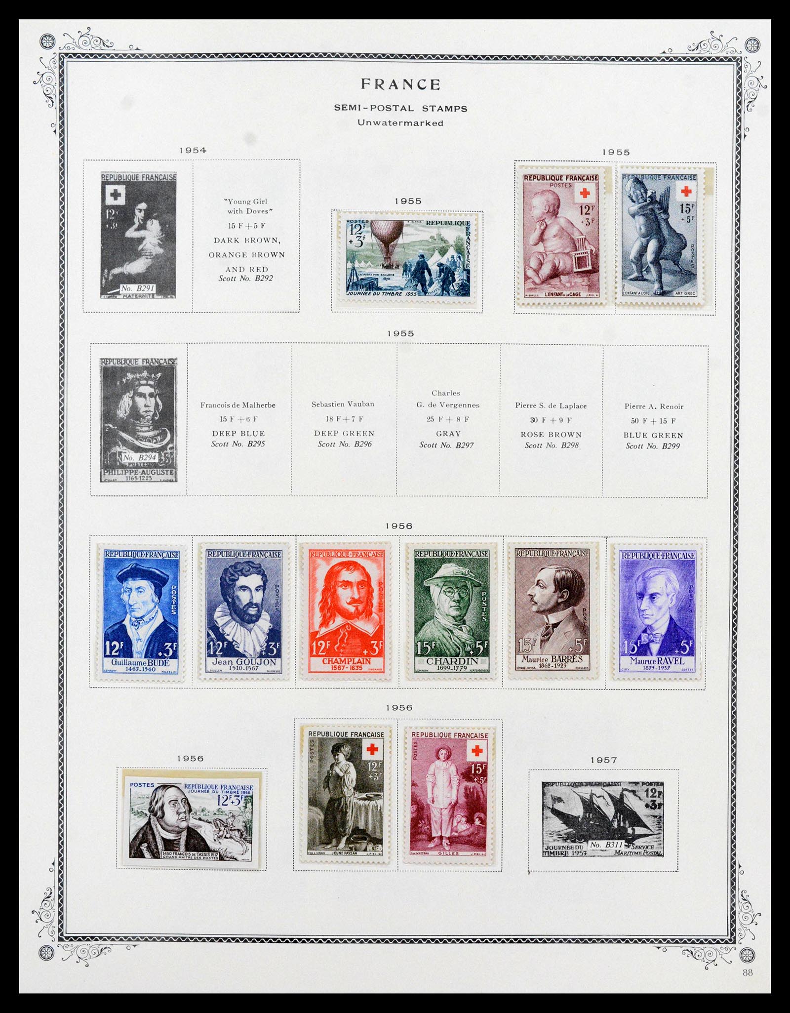 39154 0134 - Stamp collection 39154 France 1849-1984.