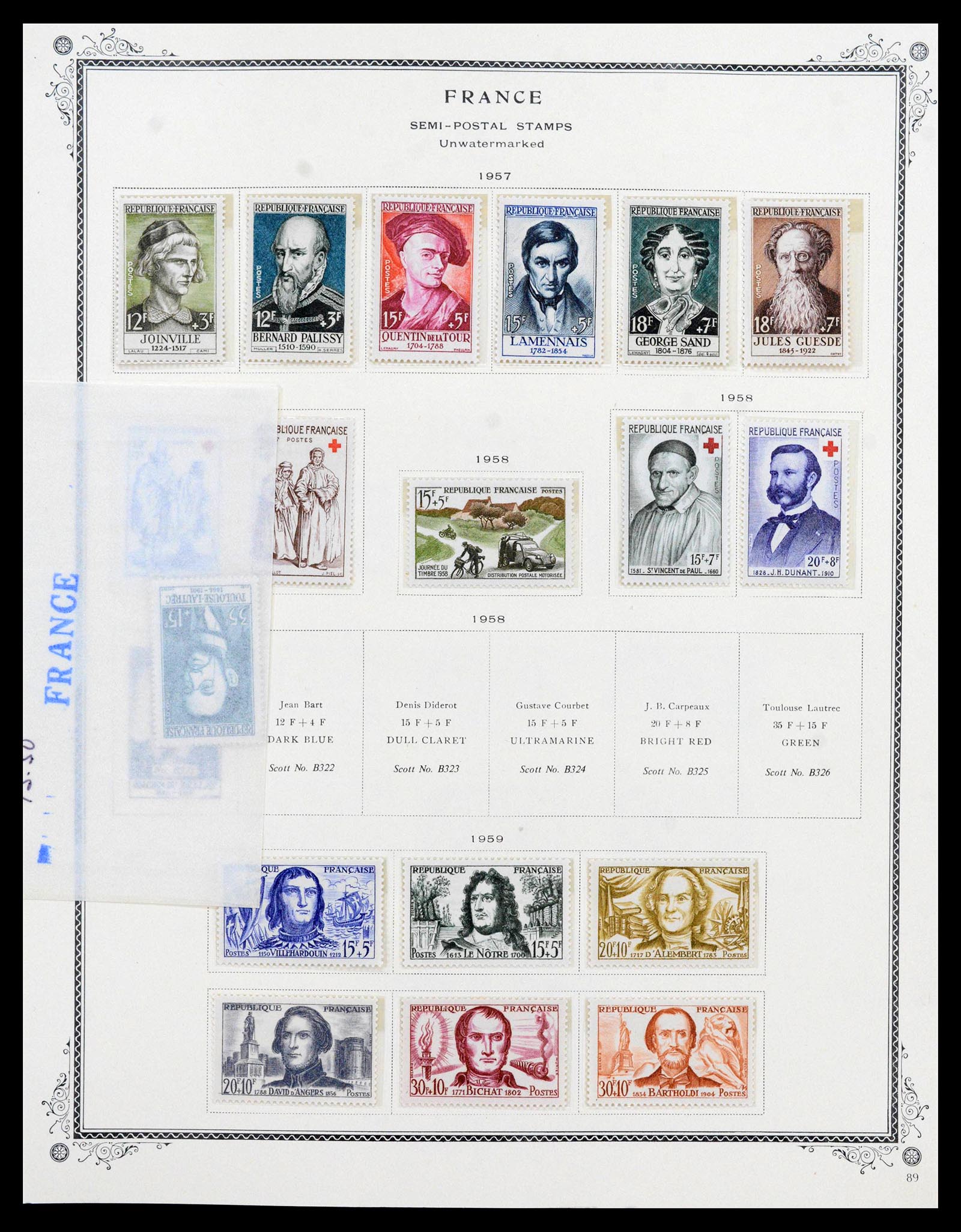 39154 0135 - Stamp collection 39154 France 1849-1984.