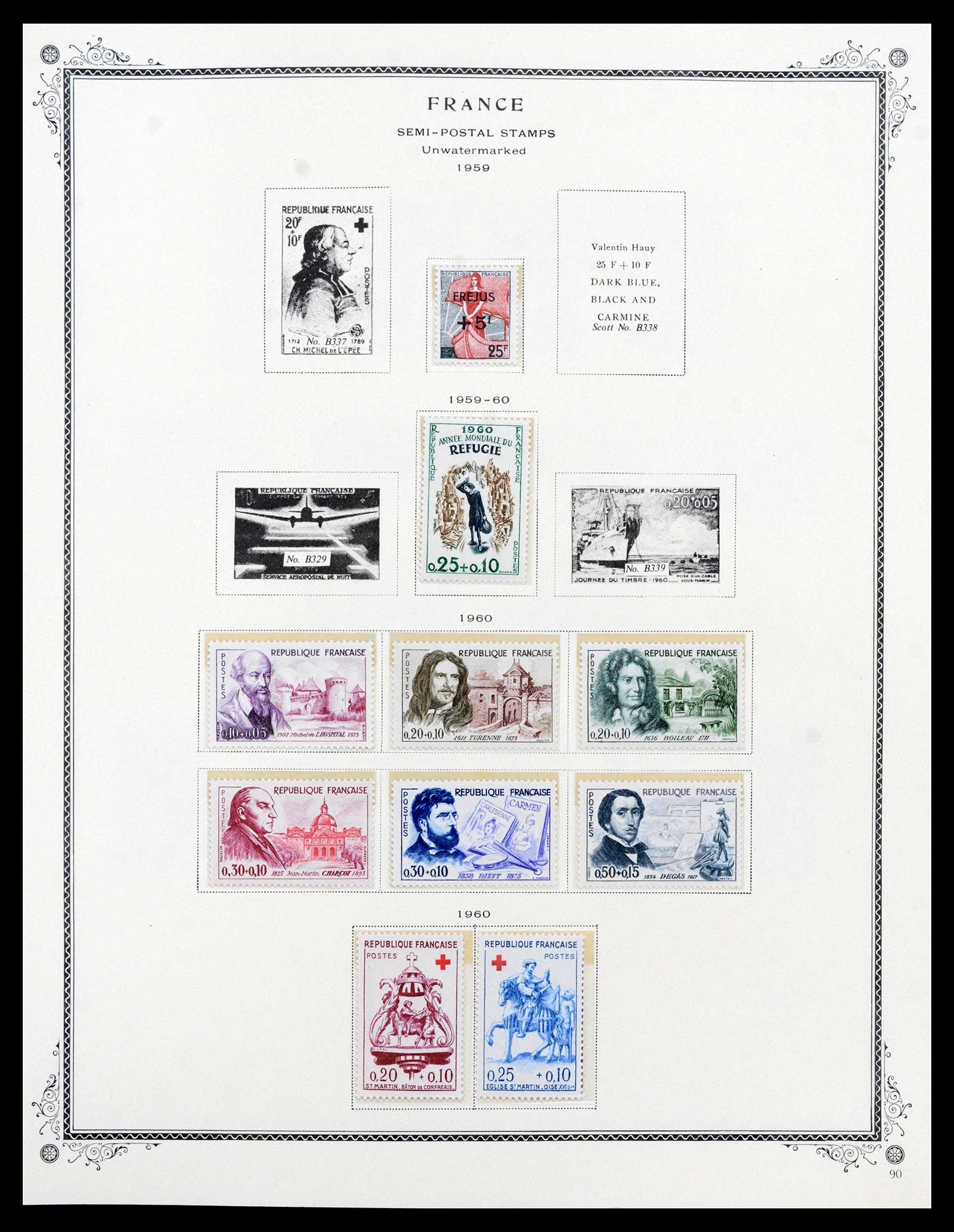 39154 0136 - Stamp collection 39154 France 1849-1984.