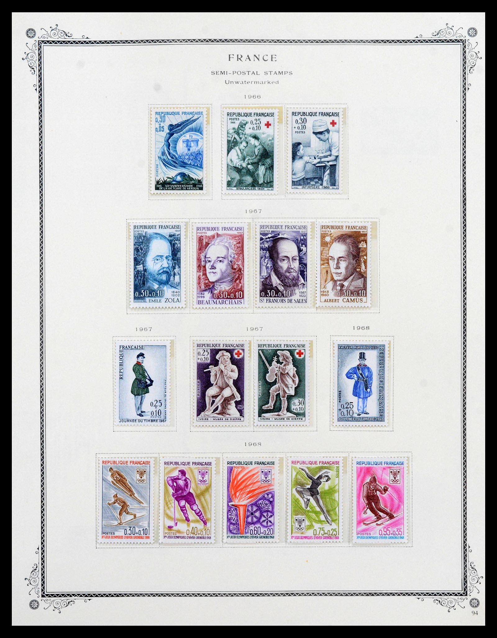 39154 0140 - Stamp collection 39154 France 1849-1984.