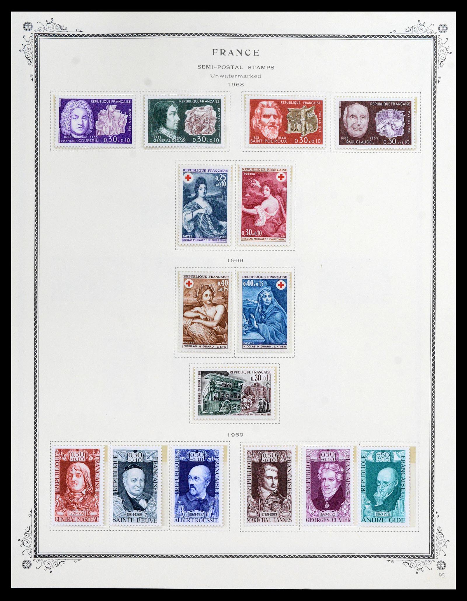 39154 0141 - Postzegelverzameling 39154 Frankrijk 1849-1984.