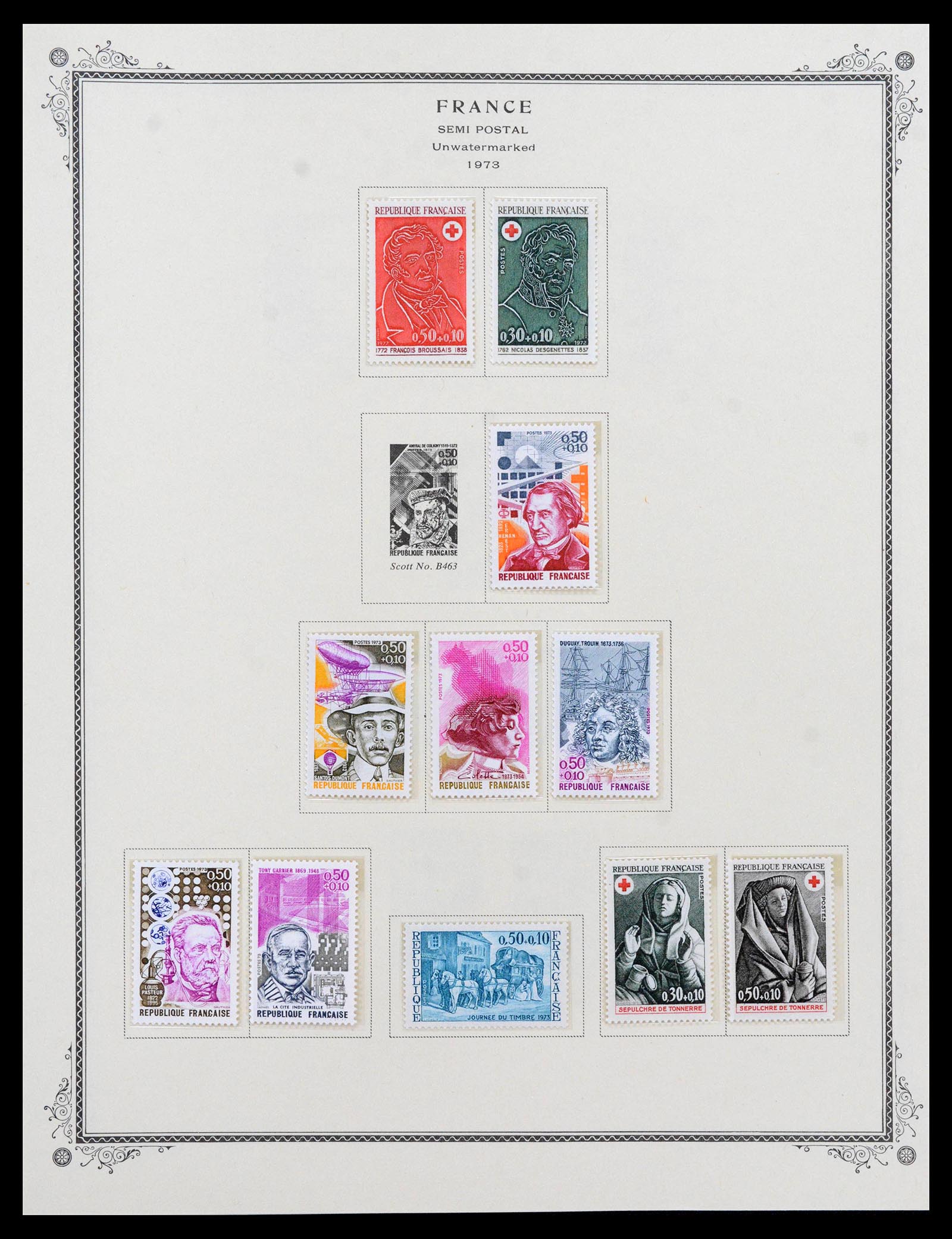 39154 0144 - Postzegelverzameling 39154 Frankrijk 1849-1984.