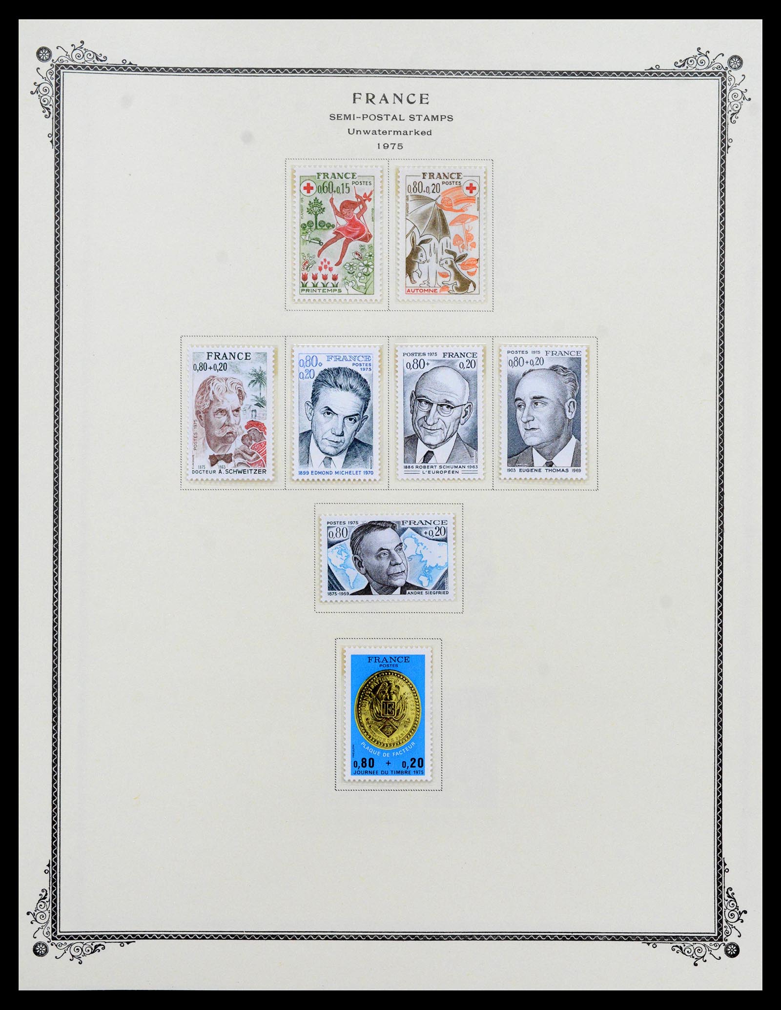 39154 0146 - Postzegelverzameling 39154 Frankrijk 1849-1984.