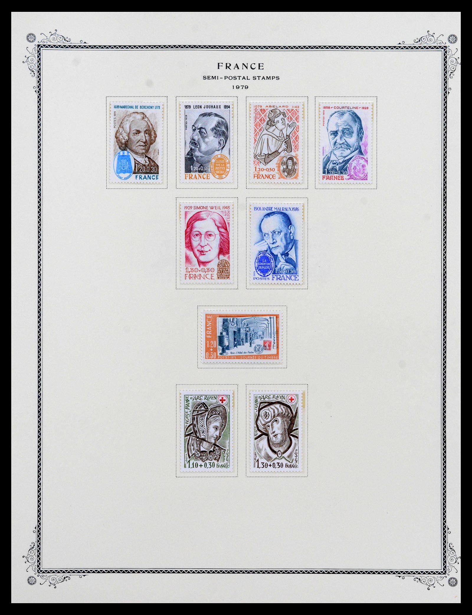39154 0150 - Stamp collection 39154 France 1849-1984.