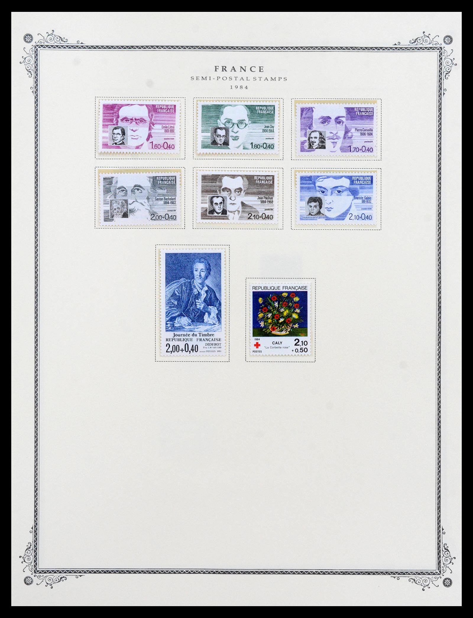 39154 0151 - Postzegelverzameling 39154 Frankrijk 1849-1984.