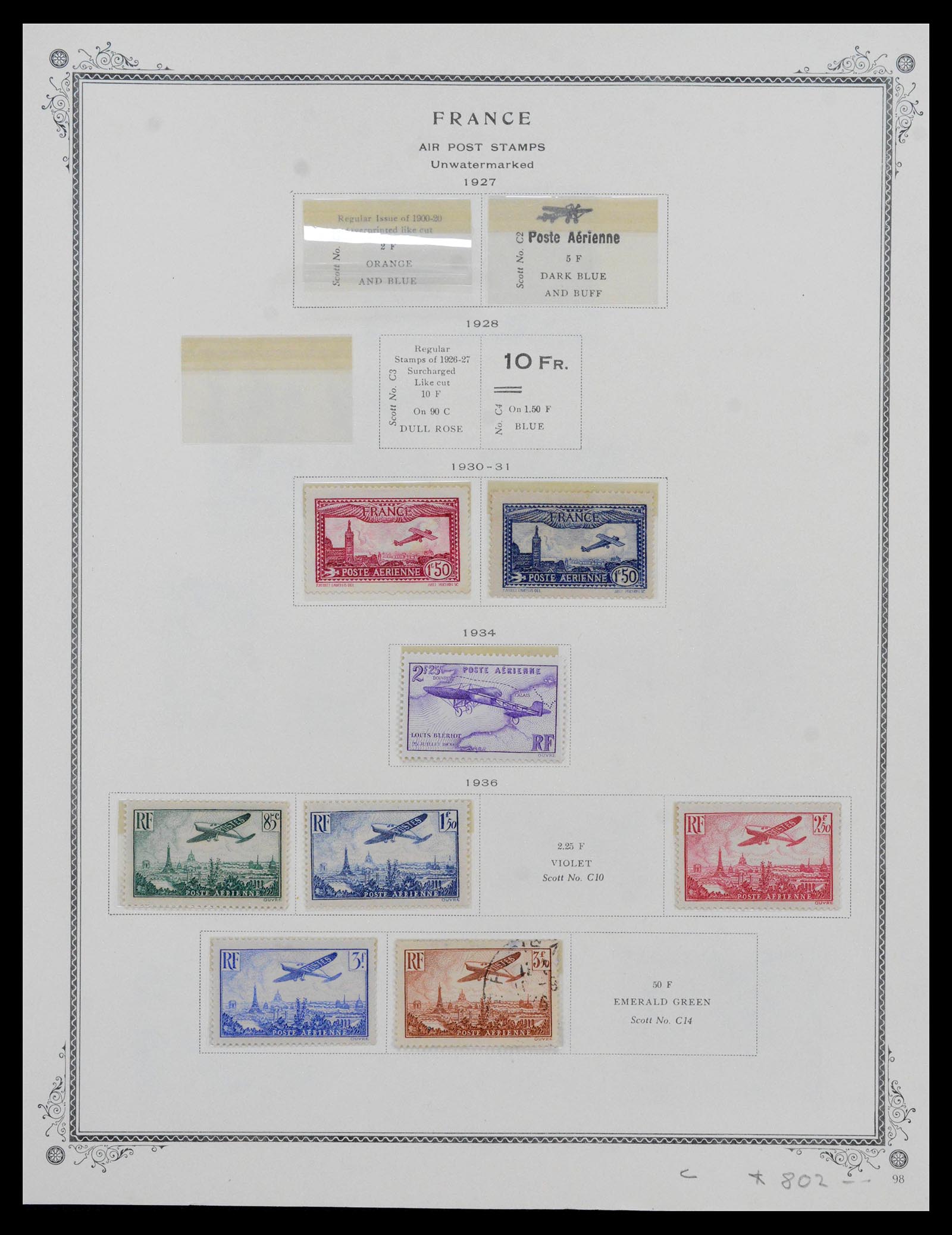 39154 0153 - Postzegelverzameling 39154 Frankrijk 1849-1984.