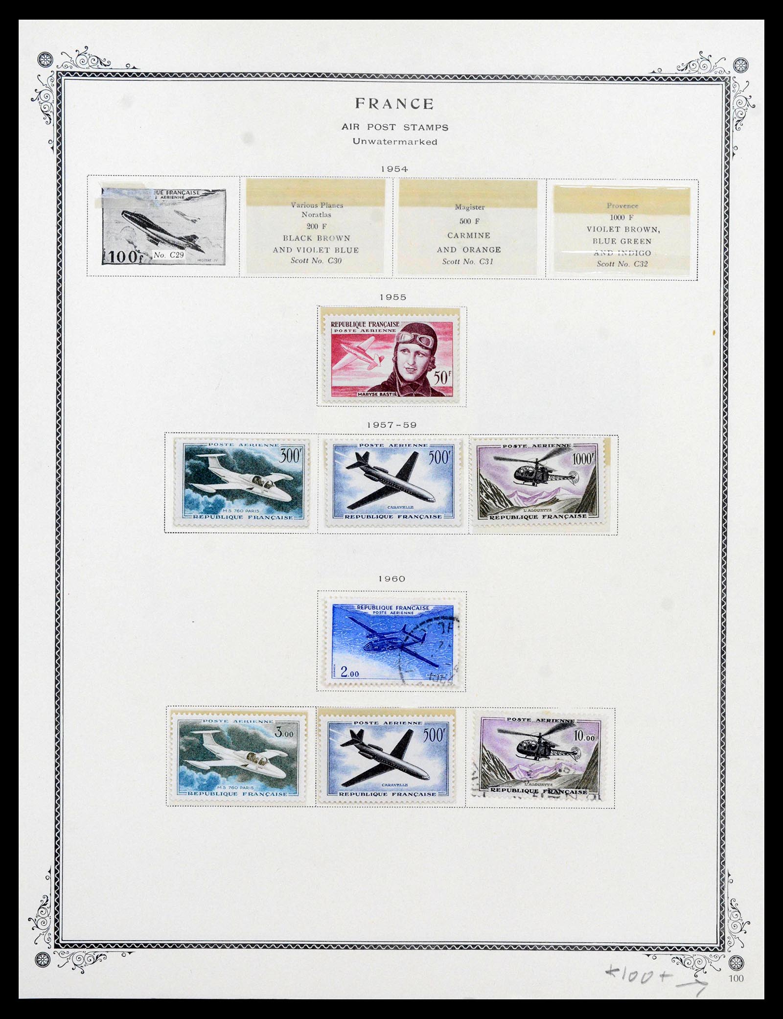 39154 0155 - Postzegelverzameling 39154 Frankrijk 1849-1984.