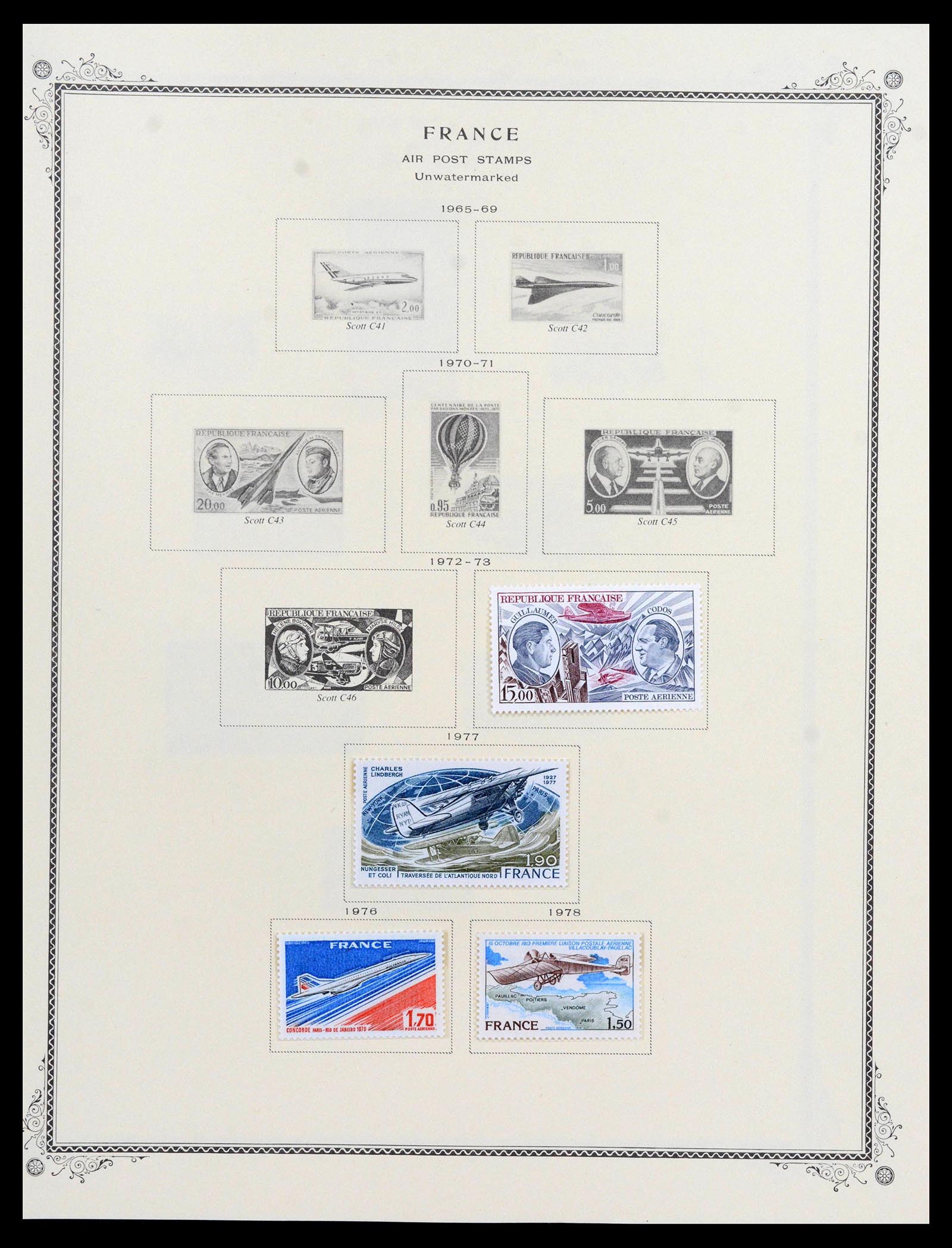 39154 0157 - Postzegelverzameling 39154 Frankrijk 1849-1984.