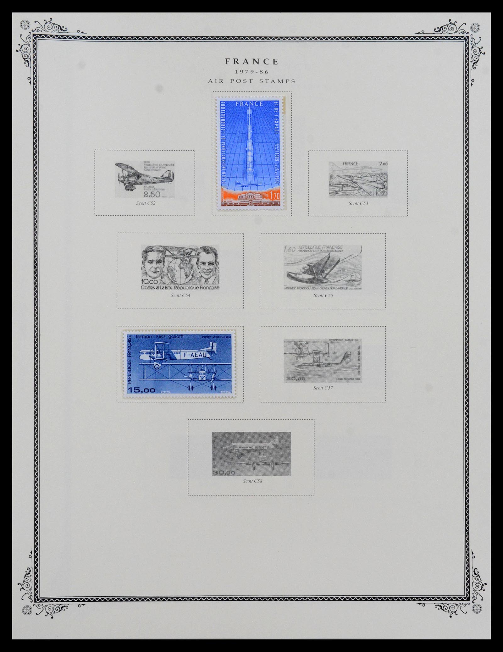 39154 0158 - Postzegelverzameling 39154 Frankrijk 1849-1984.
