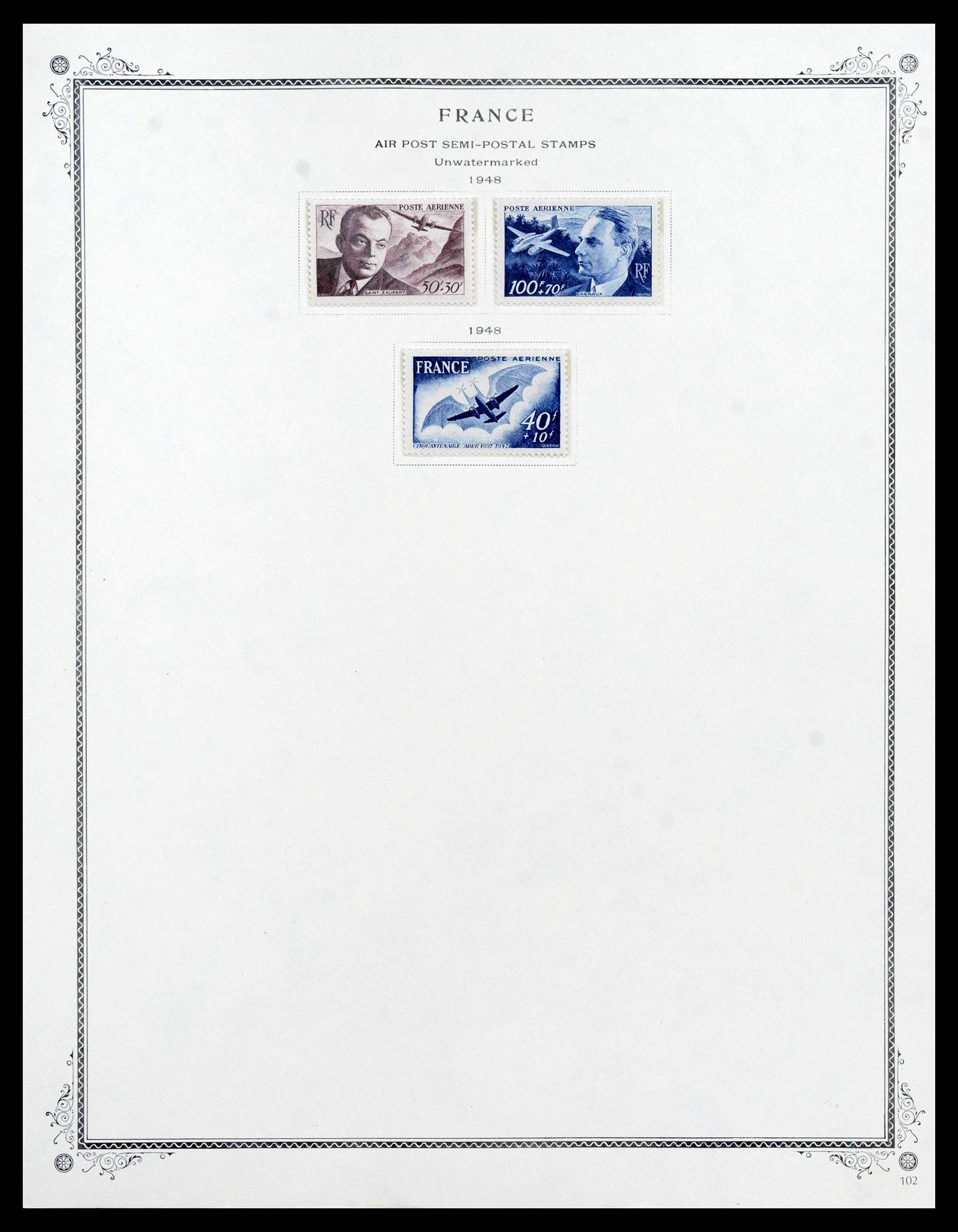 39154 0159 - Postzegelverzameling 39154 Frankrijk 1849-1984.