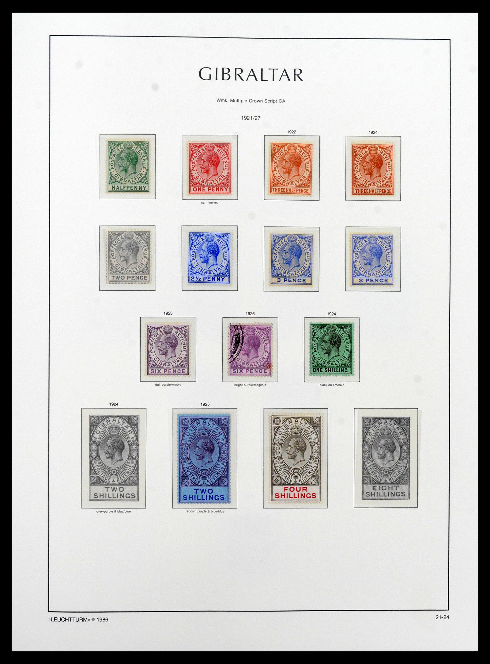 39158 0006 - Stamp collection 39158 Gibraltar 1886-2013.