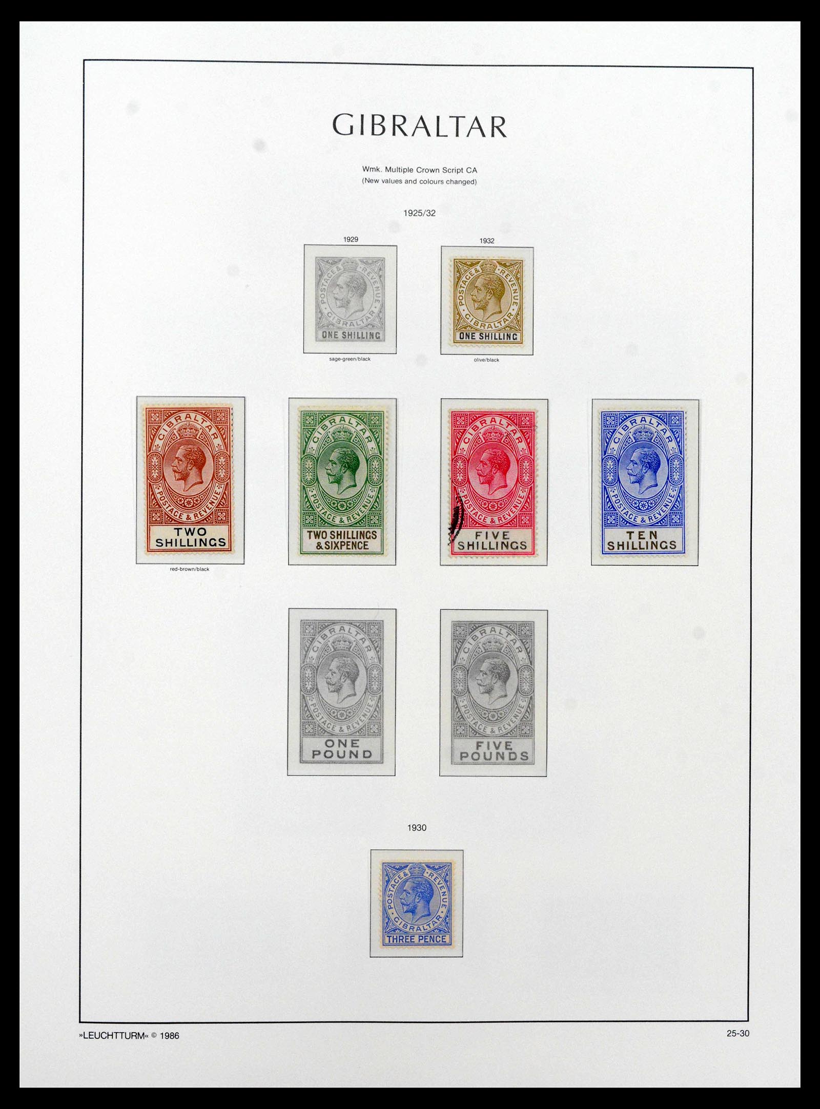 39158 0007 - Stamp collection 39158 Gibraltar 1886-2013.
