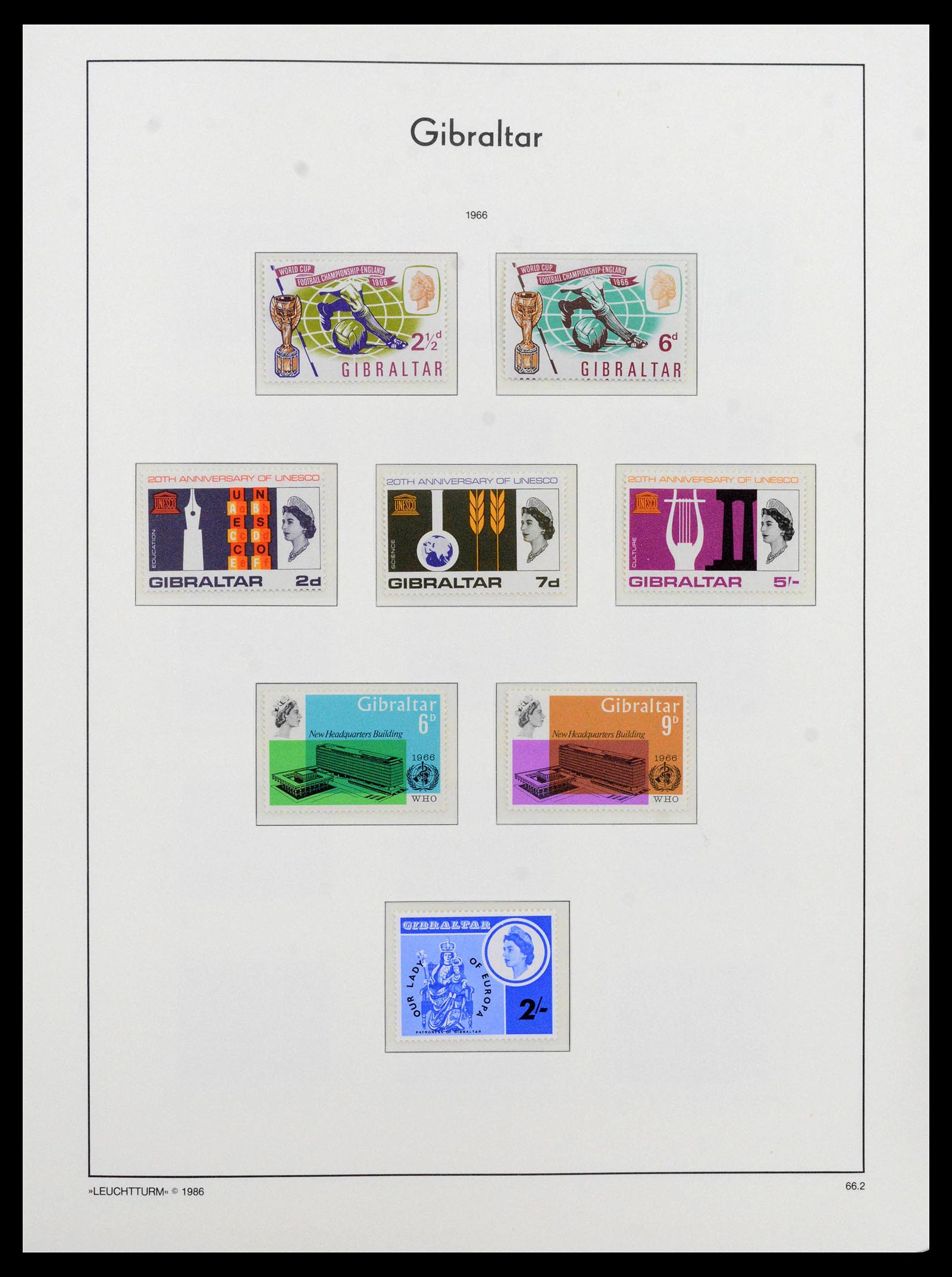 39158 0017 - Stamp collection 39158 Gibraltar 1886-2013.