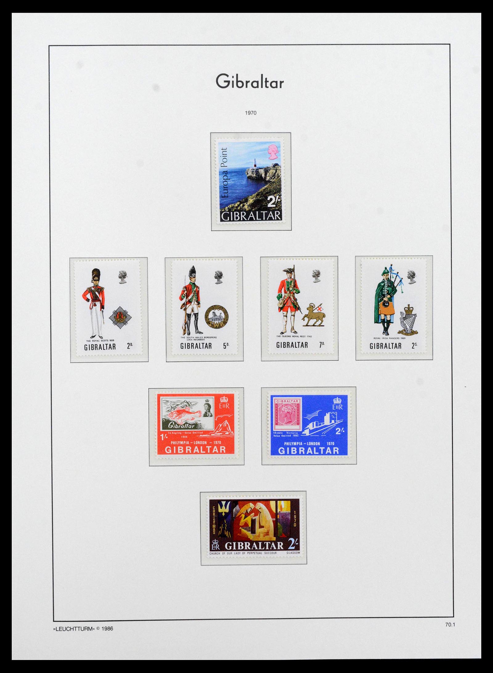 39158 0022 - Stamp collection 39158 Gibraltar 1886-2013.