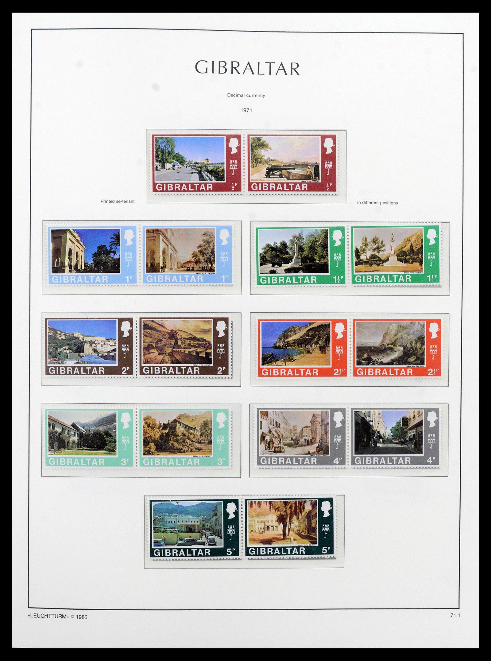 39158 0023 - Stamp collection 39158 Gibraltar 1886-2013.
