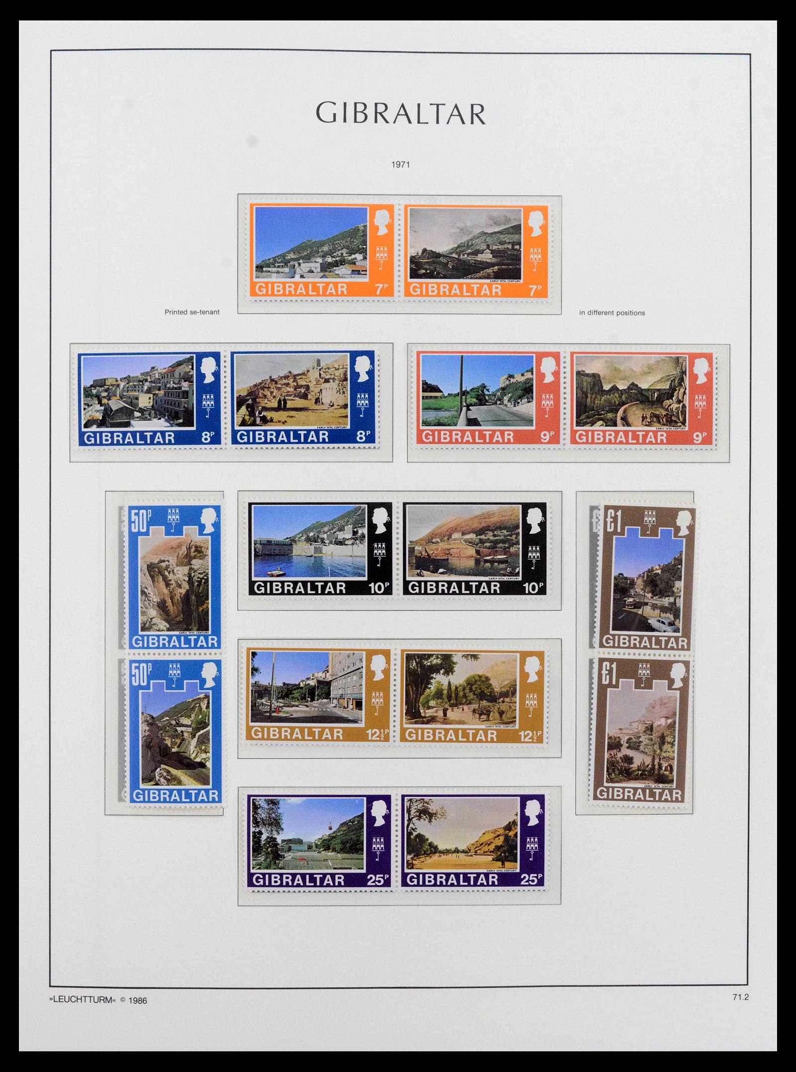 39158 0024 - Stamp collection 39158 Gibraltar 1886-2013.