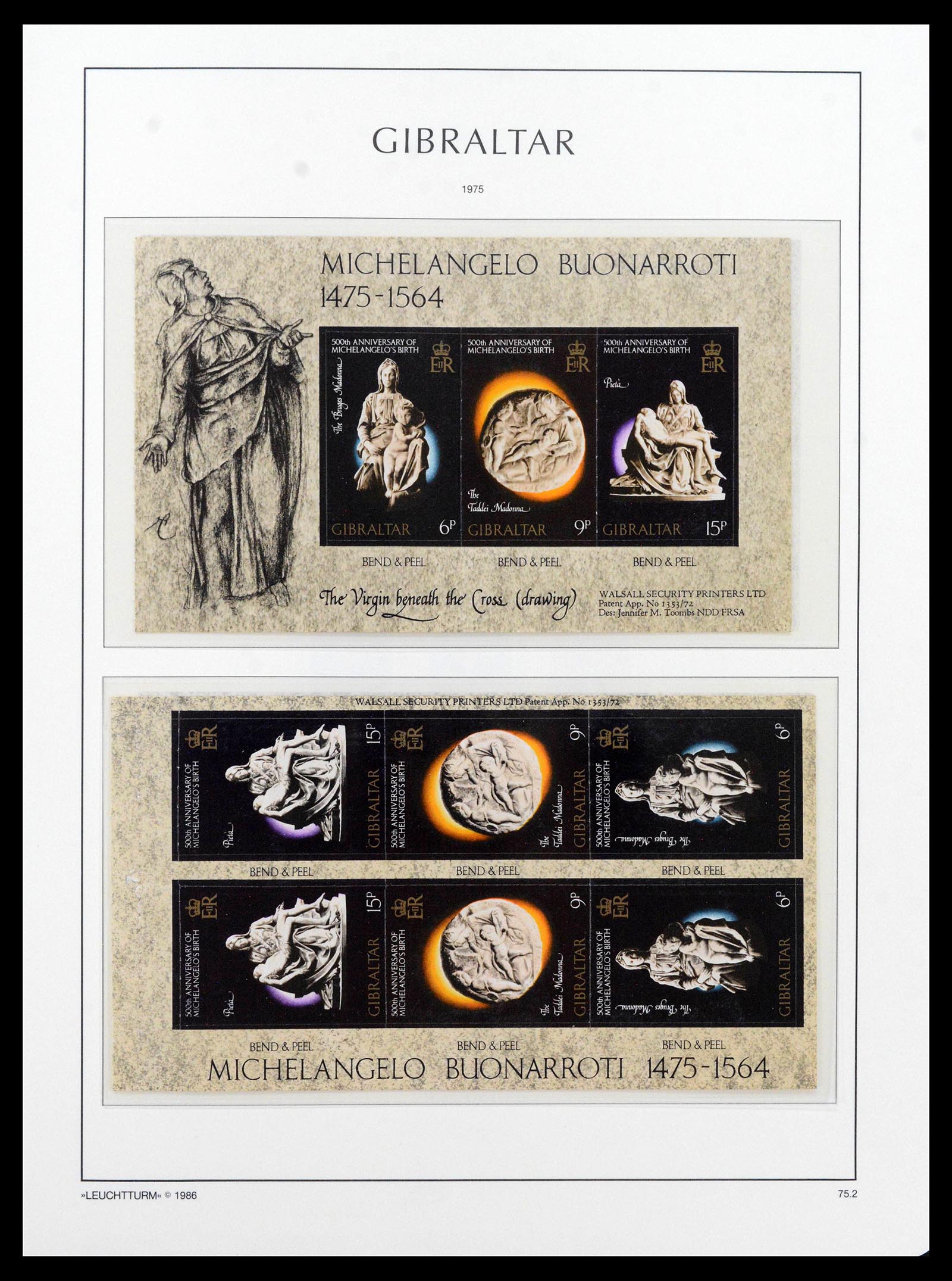 39158 0033 - Stamp collection 39158 Gibraltar 1886-2013.