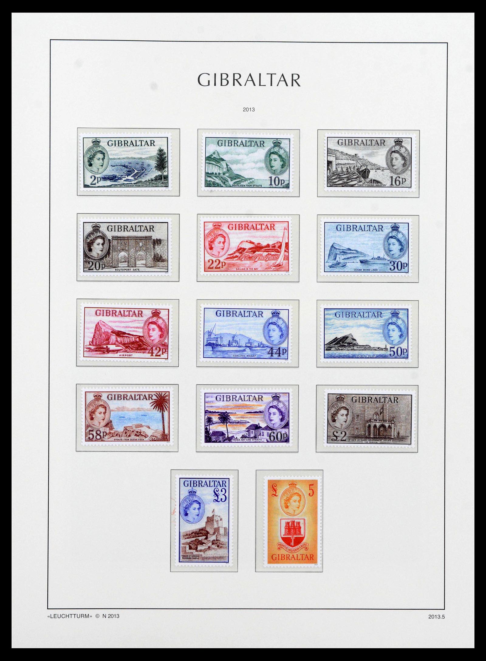 39158 0204 - Stamp collection 39158 Gibraltar 1886-2013.