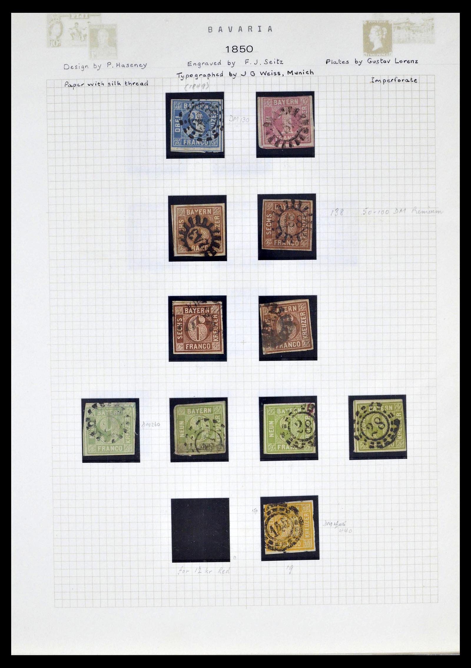 39161 0003 - Postzegelverzameling 39161 Oud Duitse Staten 1850-1920.