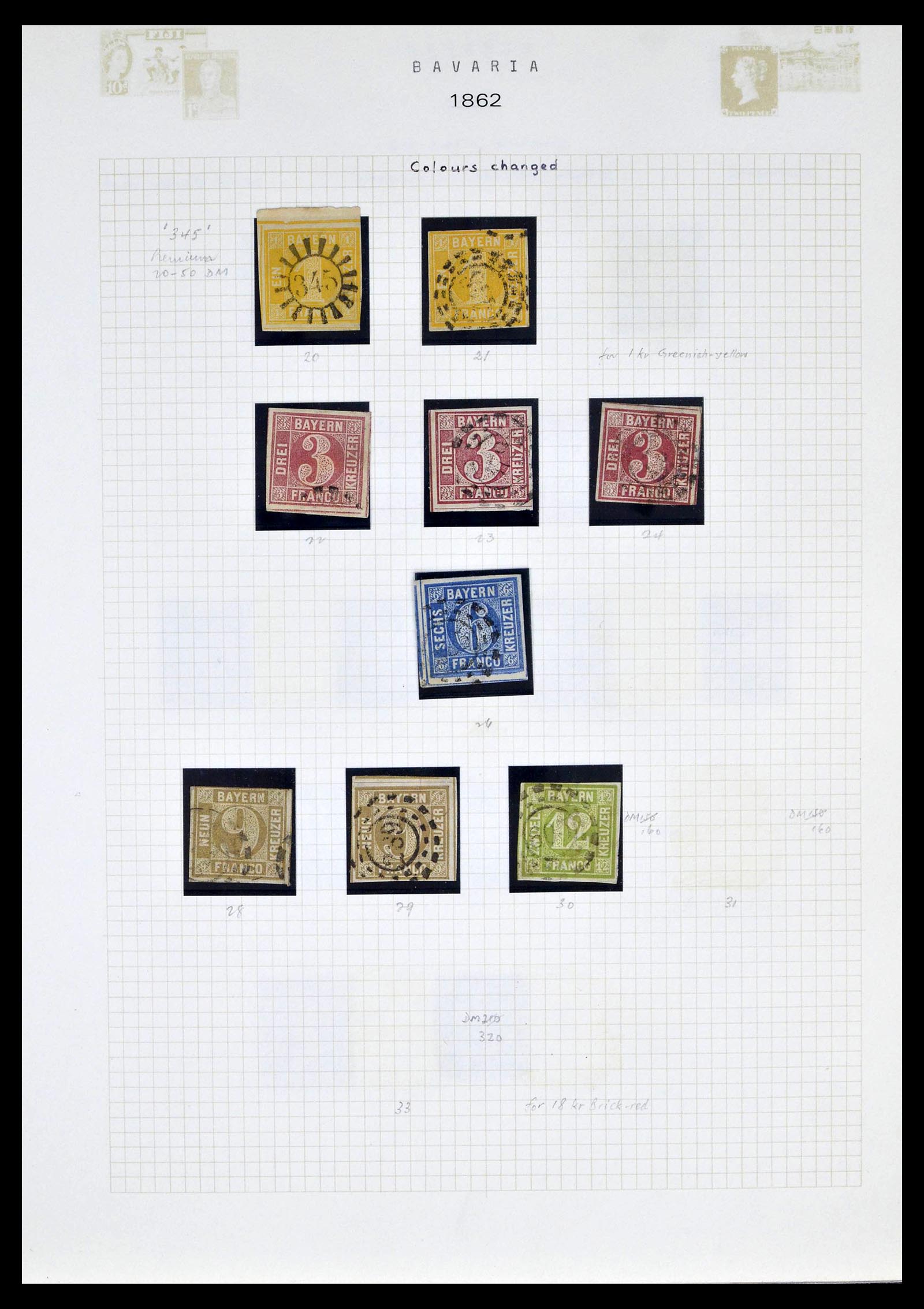 39161 0004 - Postzegelverzameling 39161 Oud Duitse Staten 1850-1920.
