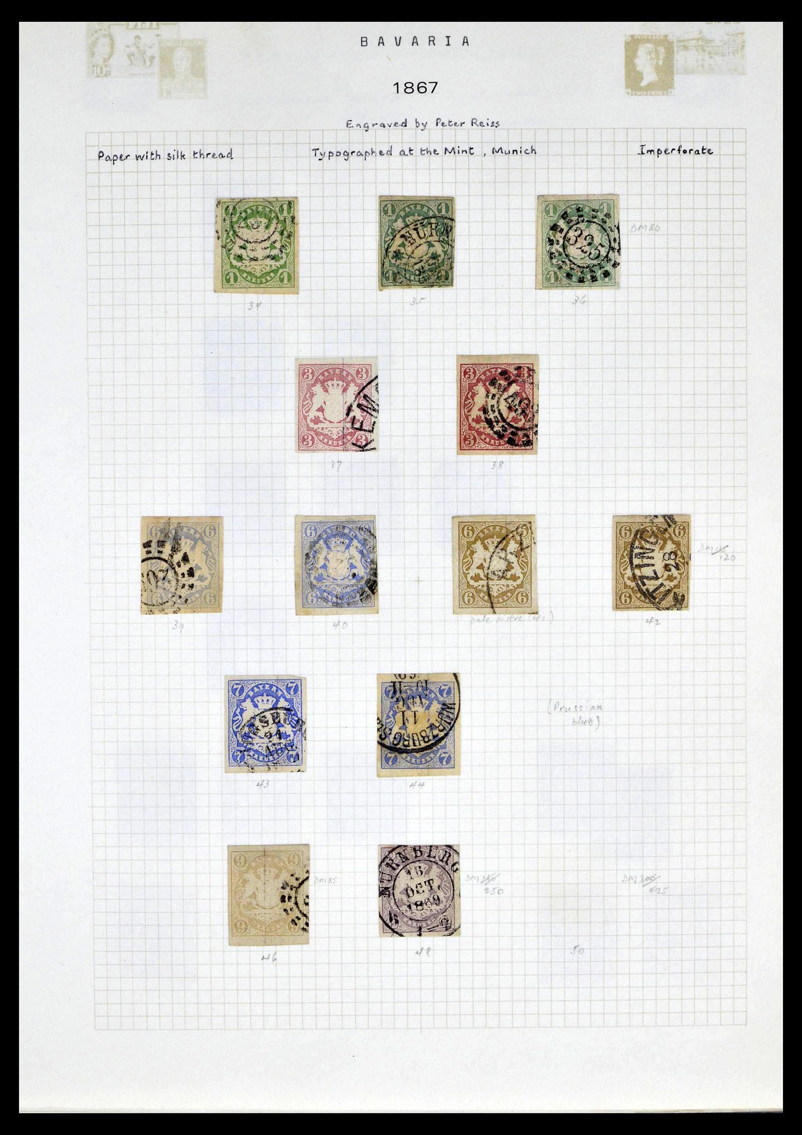 39161 0005 - Postzegelverzameling 39161 Oud Duitse Staten 1850-1920.