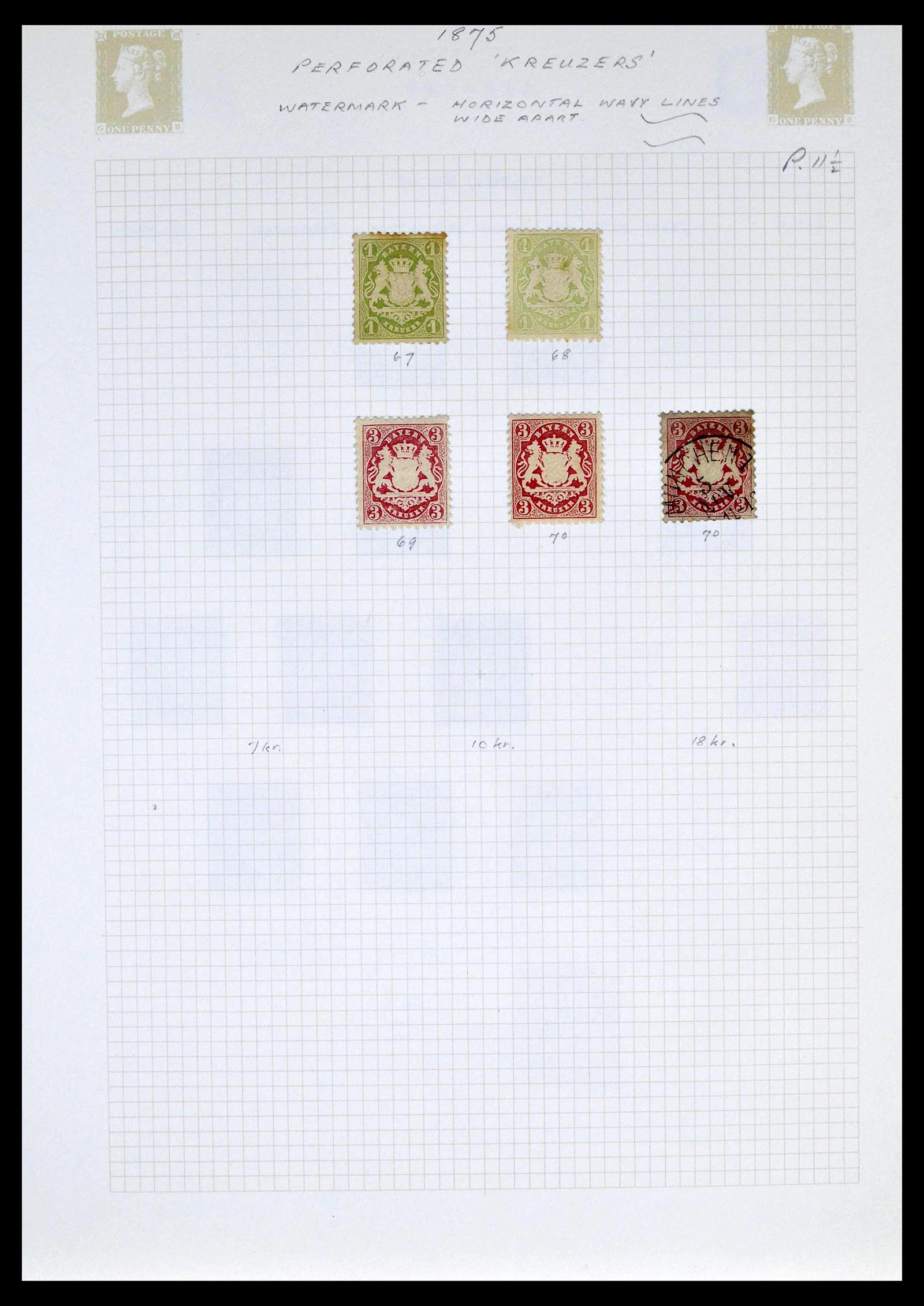 39161 0007 - Postzegelverzameling 39161 Oud Duitse Staten 1850-1920.