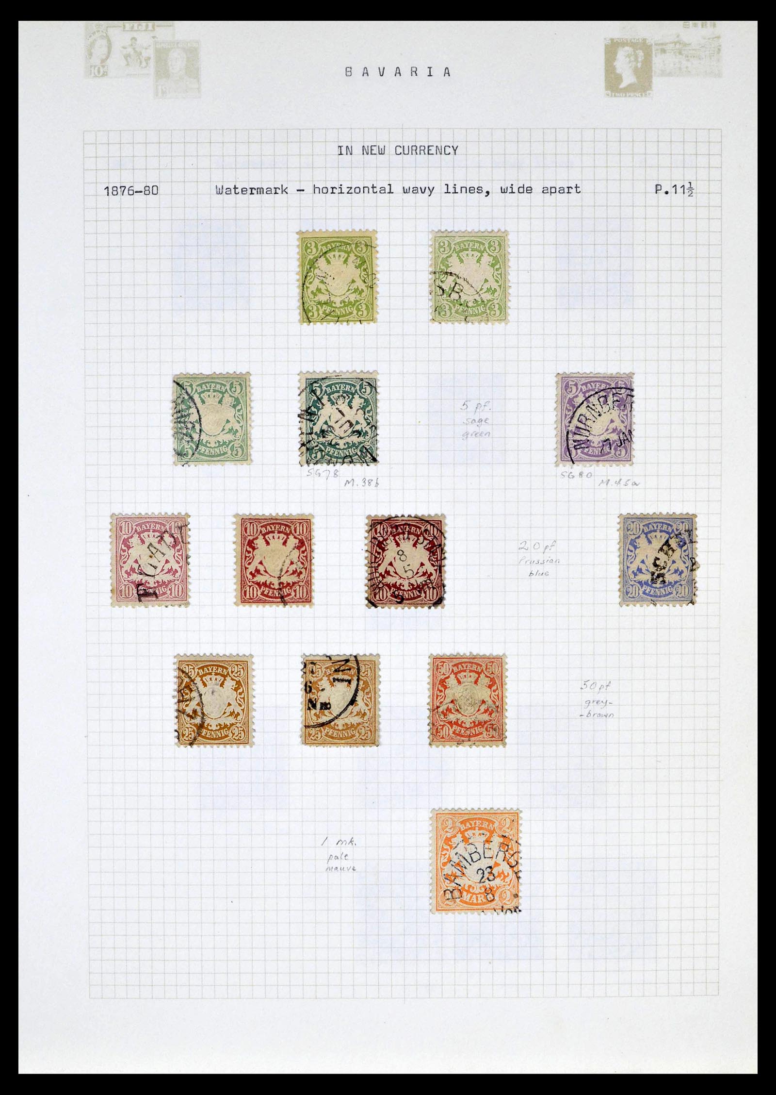 39161 0008 - Postzegelverzameling 39161 Oud Duitse Staten 1850-1920.