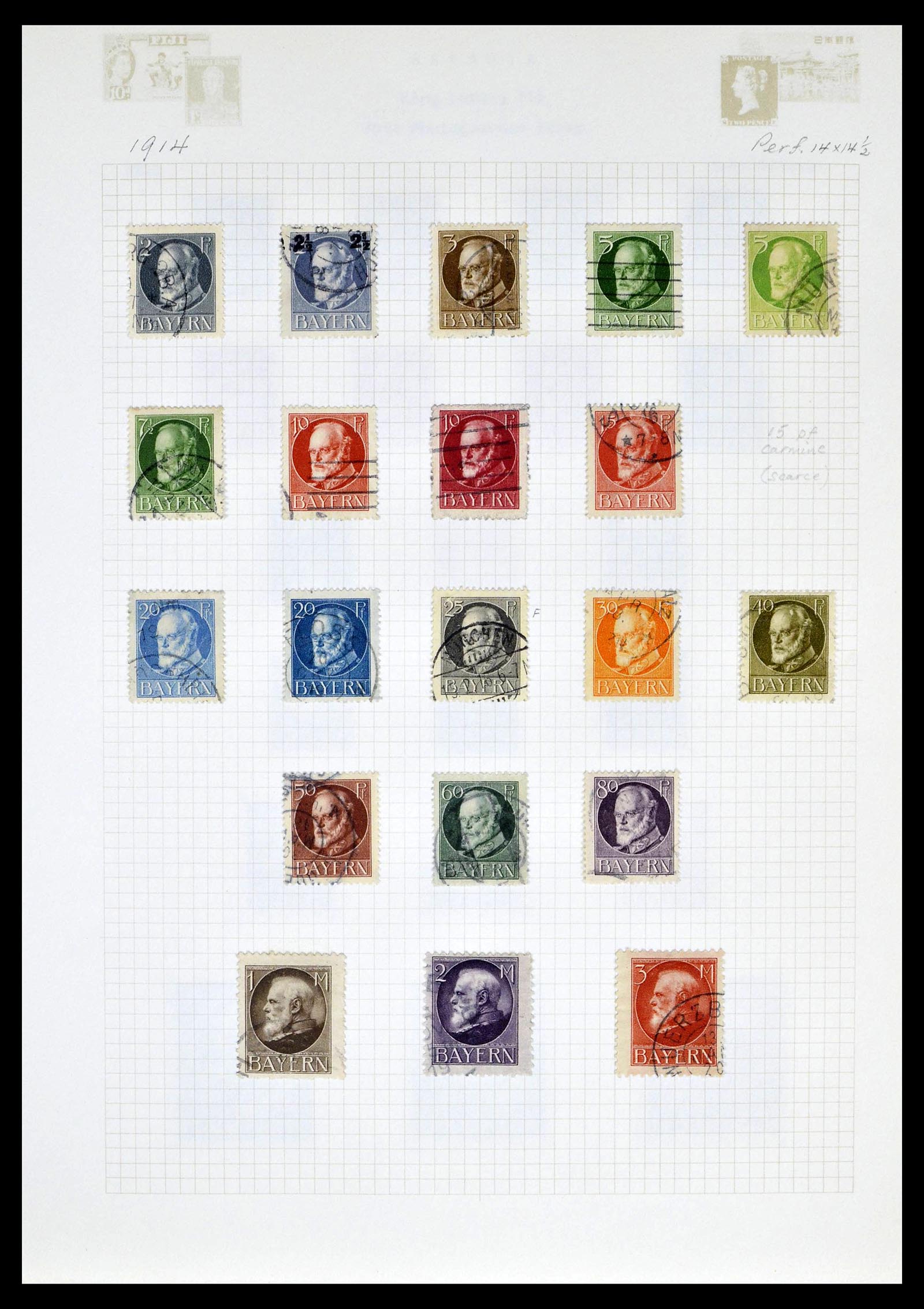 39161 0015 - Postzegelverzameling 39161 Oud Duitse Staten 1850-1920.