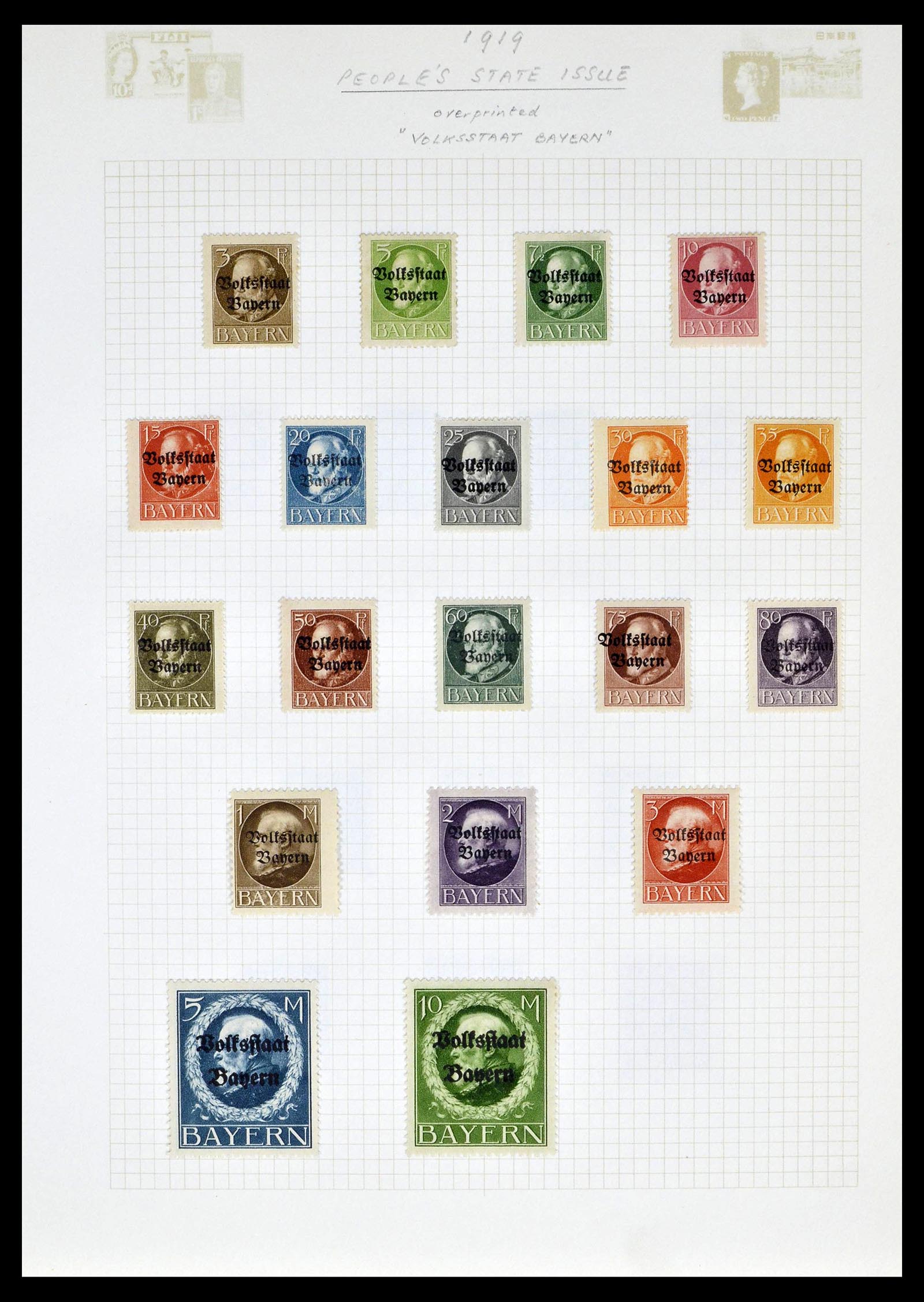 39161 0018 - Postzegelverzameling 39161 Oud Duitse Staten 1850-1920.