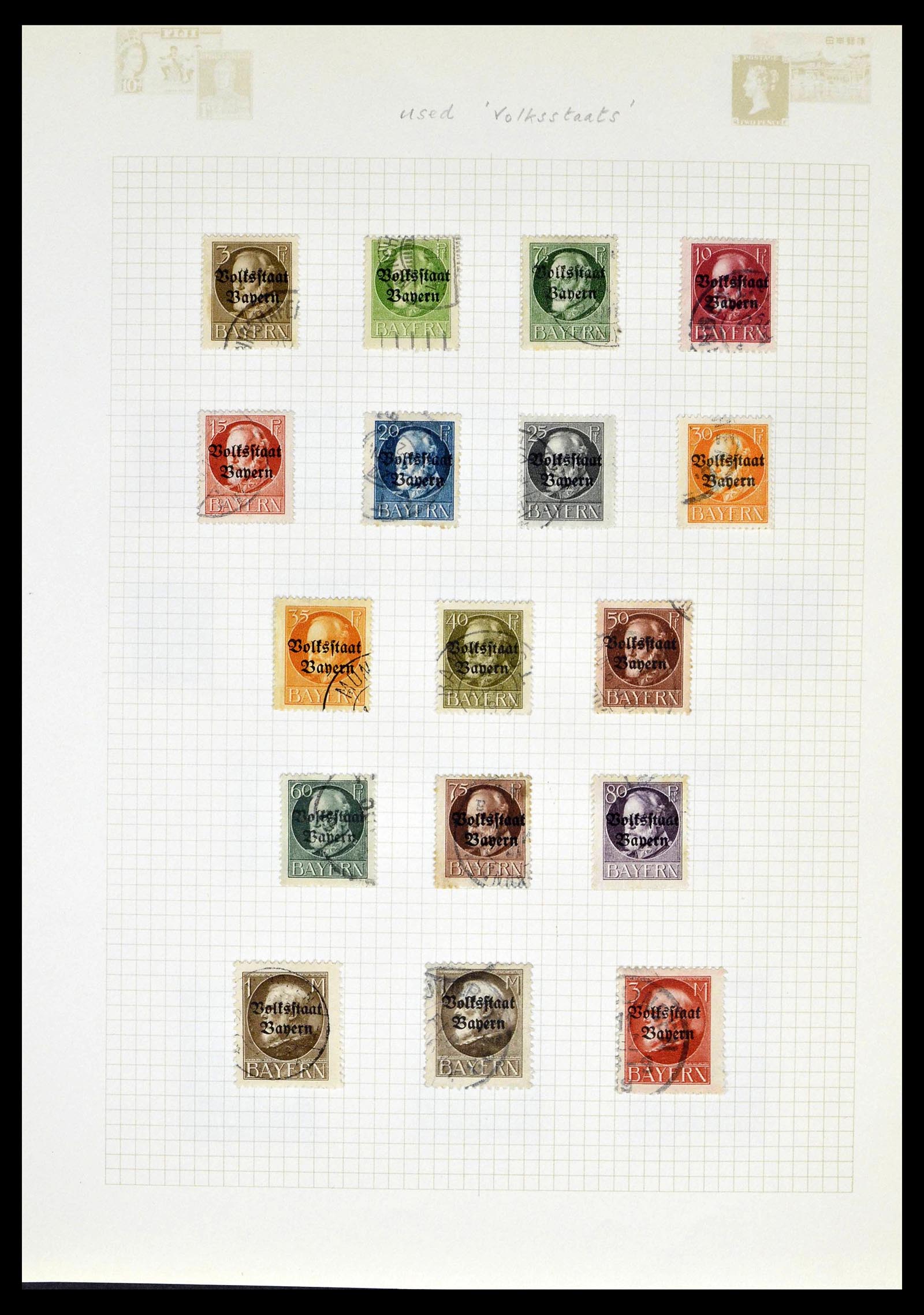 39161 0019 - Postzegelverzameling 39161 Oud Duitse Staten 1850-1920.