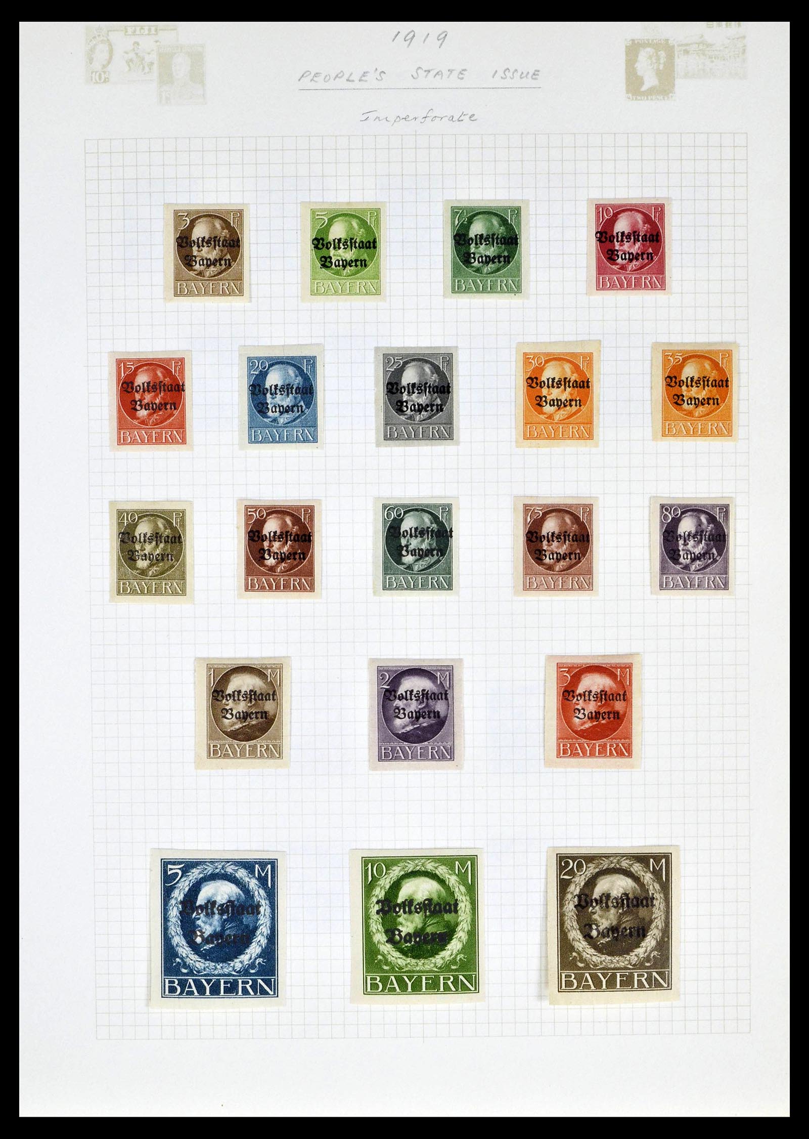 39161 0020 - Postzegelverzameling 39161 Oud Duitse Staten 1850-1920.