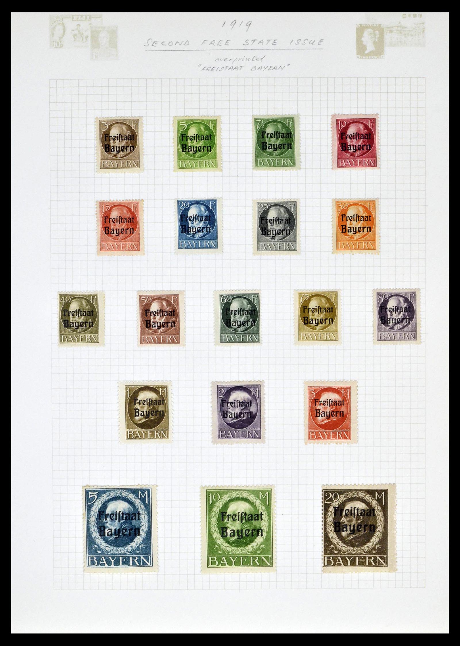 39161 0023 - Postzegelverzameling 39161 Oud Duitse Staten 1850-1920.