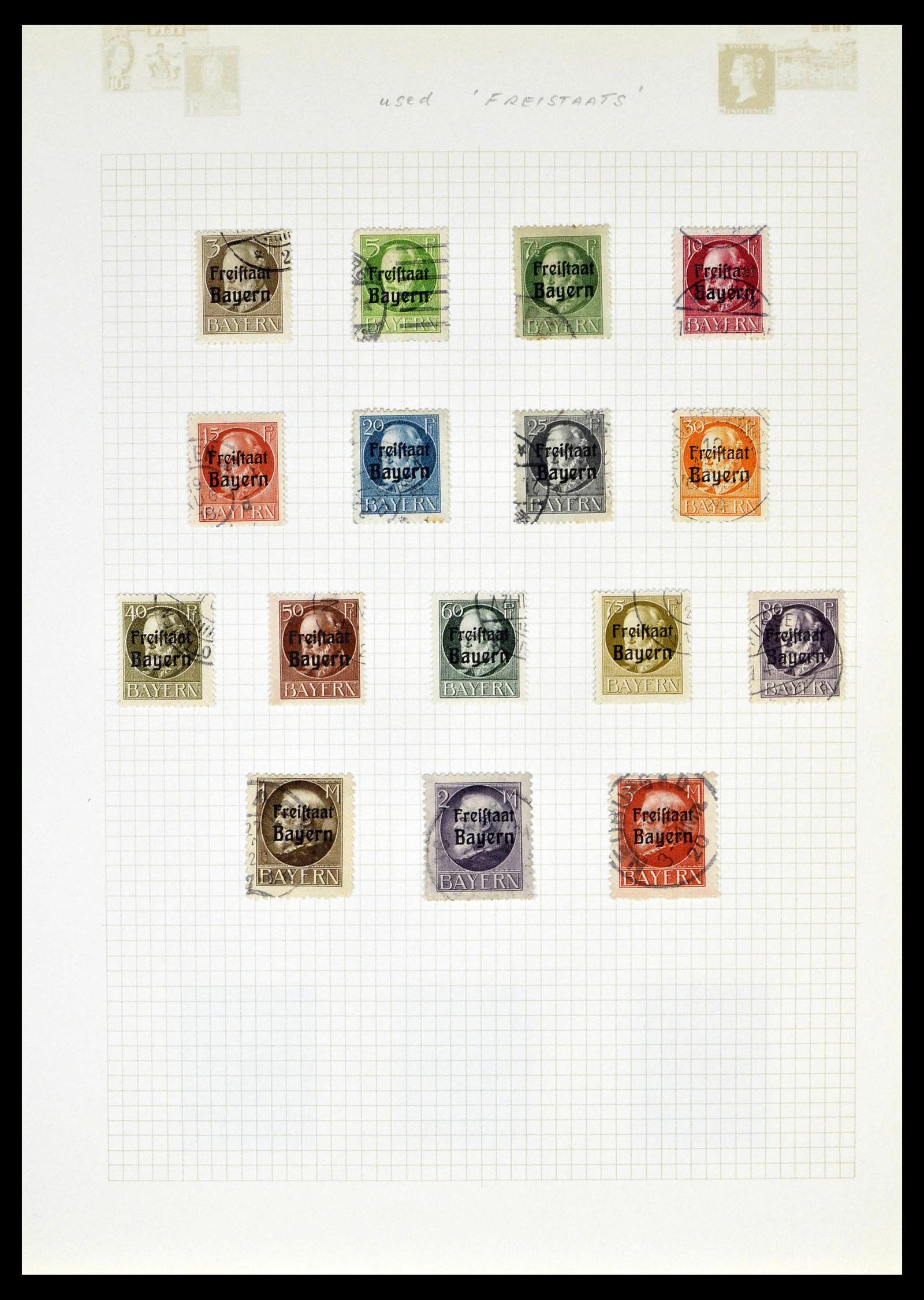 39161 0024 - Postzegelverzameling 39161 Oud Duitse Staten 1850-1920.