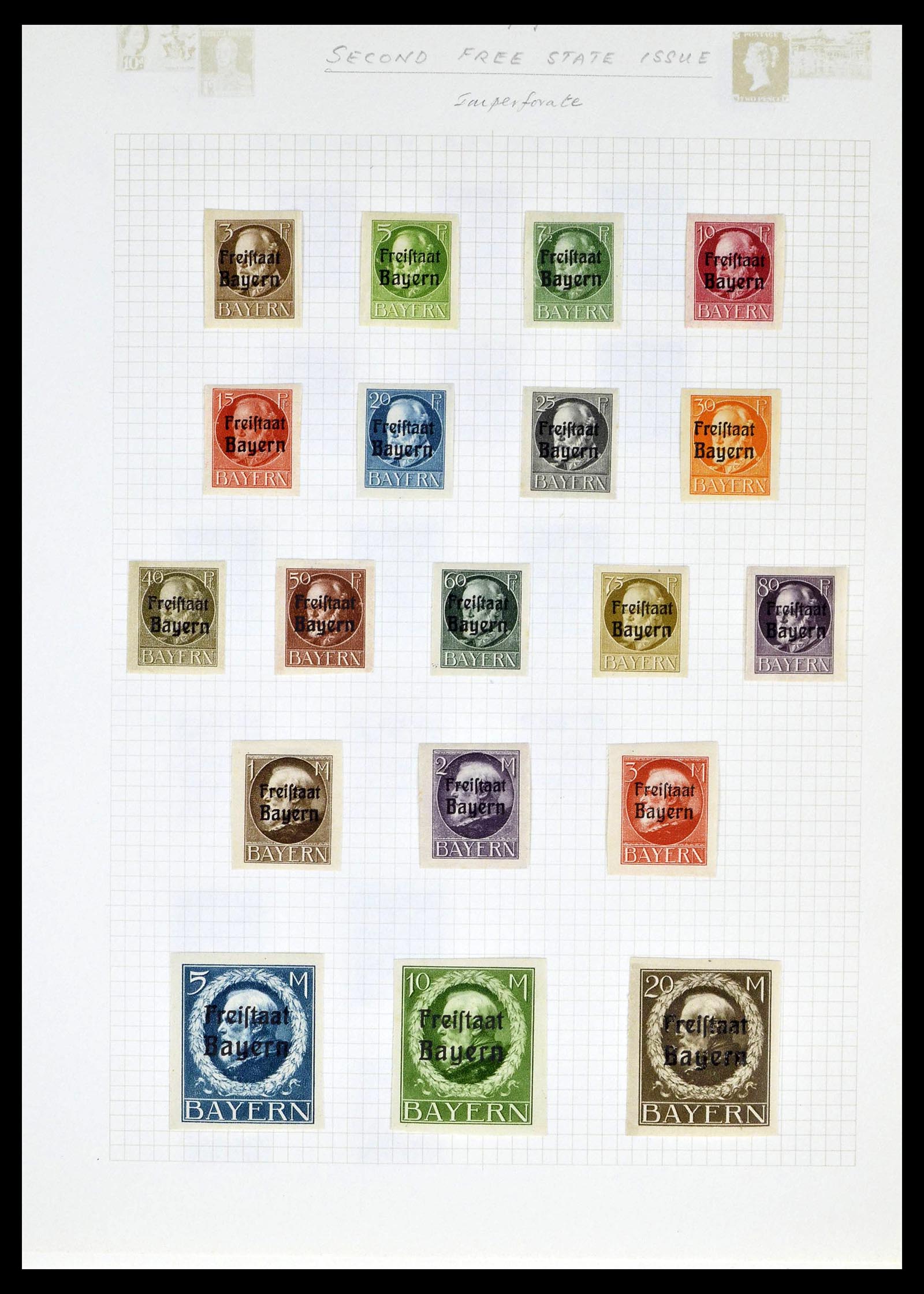 39161 0025 - Postzegelverzameling 39161 Oud Duitse Staten 1850-1920.