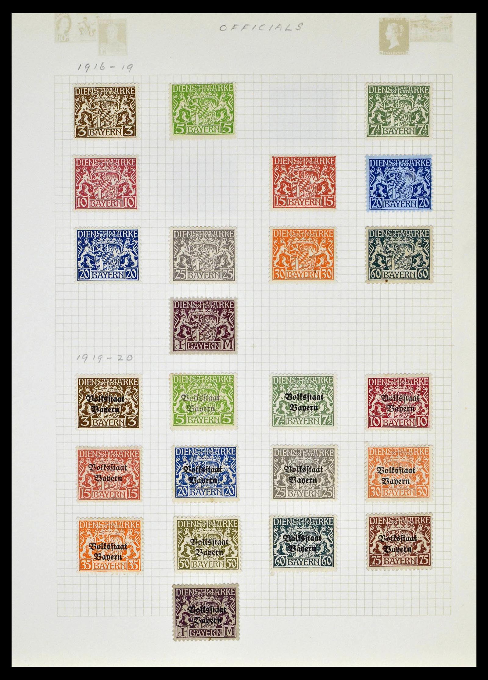39161 0029 - Postzegelverzameling 39161 Oud Duitse Staten 1850-1920.
