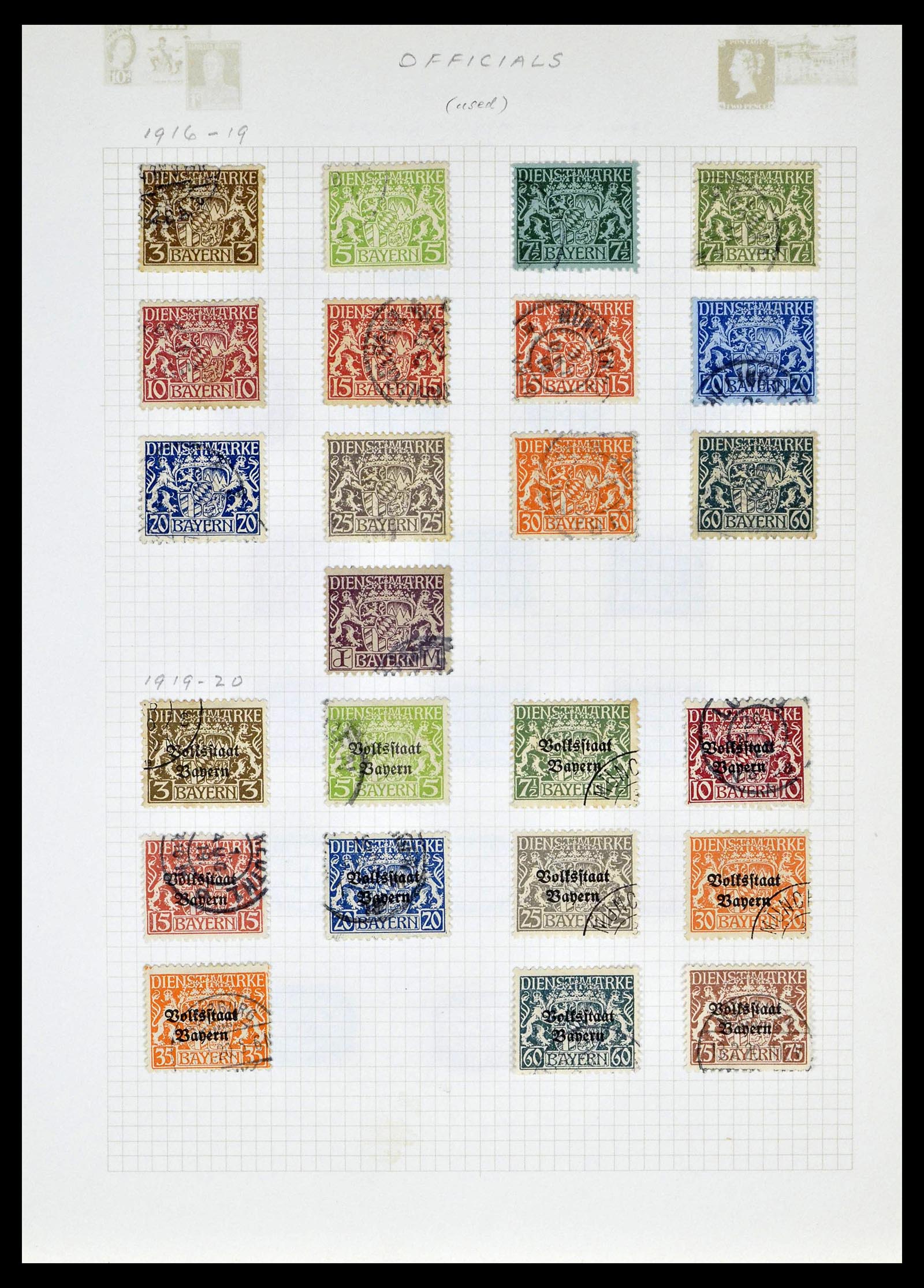 39161 0030 - Postzegelverzameling 39161 Oud Duitse Staten 1850-1920.