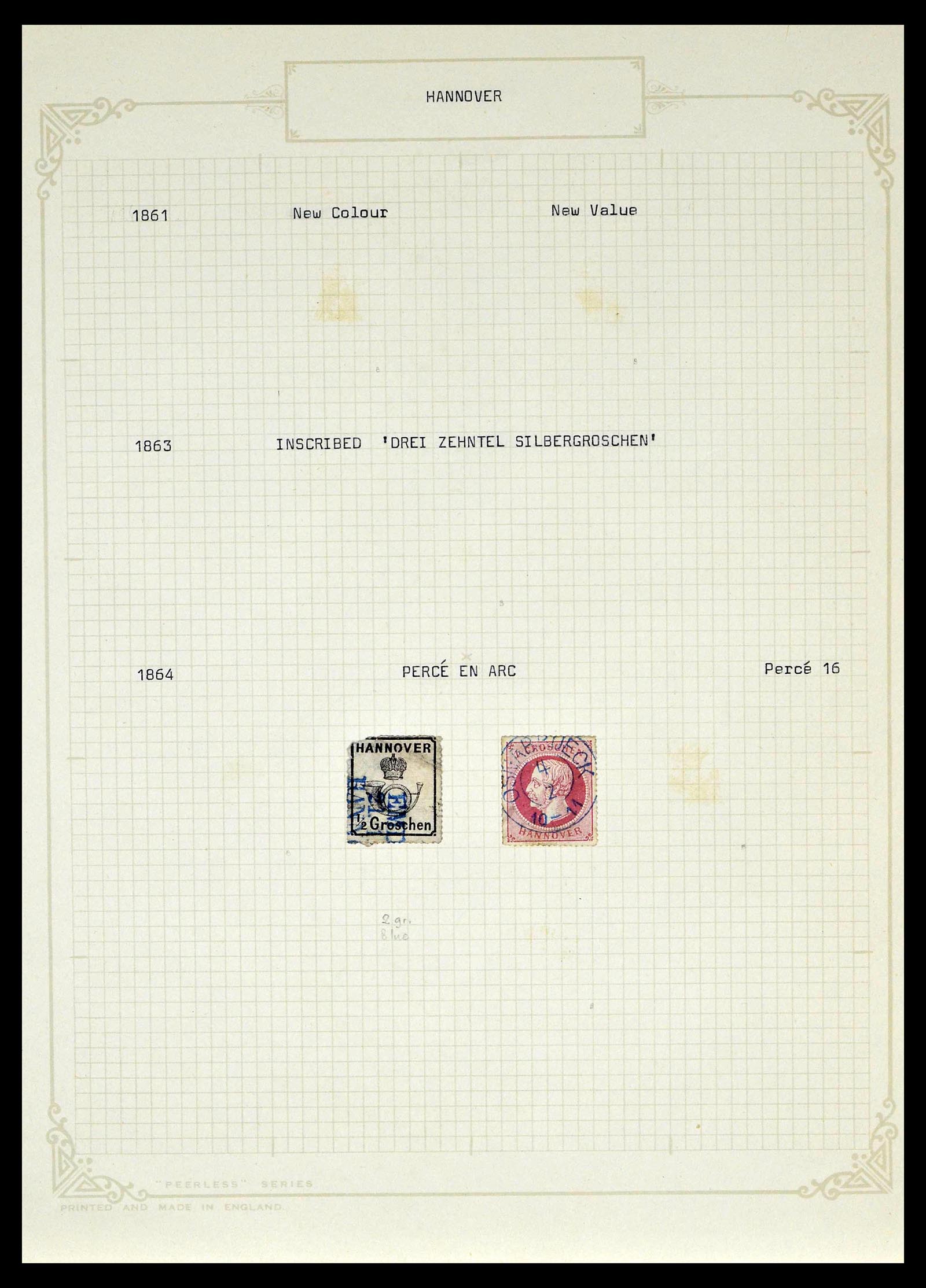 39161 0039 - Postzegelverzameling 39161 Oud Duitse Staten 1850-1920.